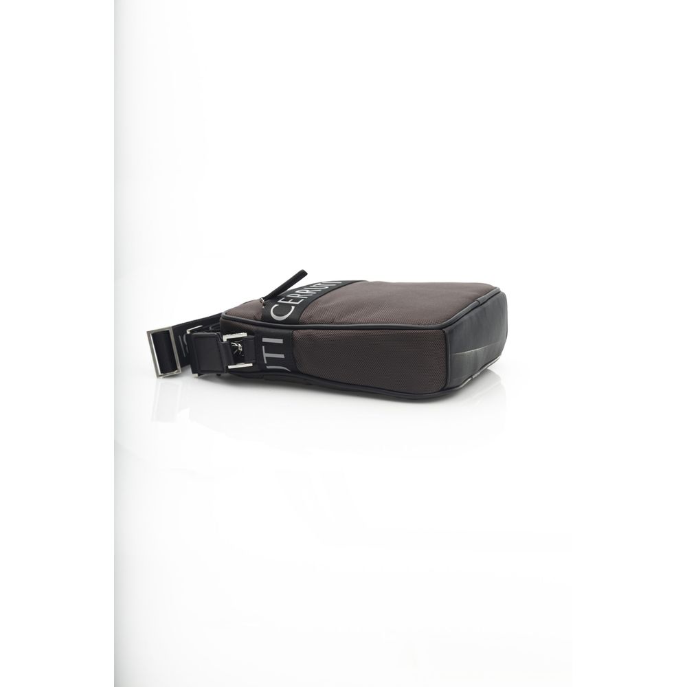 Hnědá kožená dámská crossbody kabelka