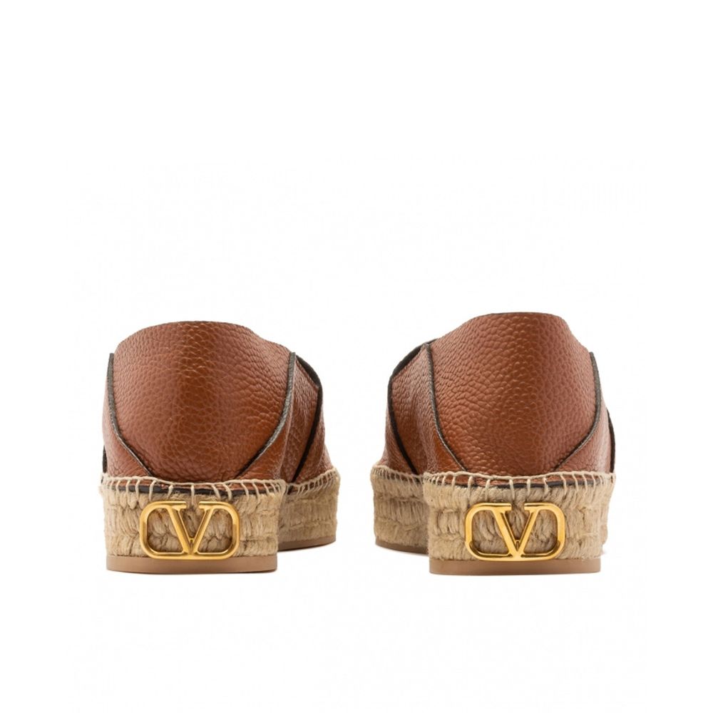 Kožené espadrilky s logem