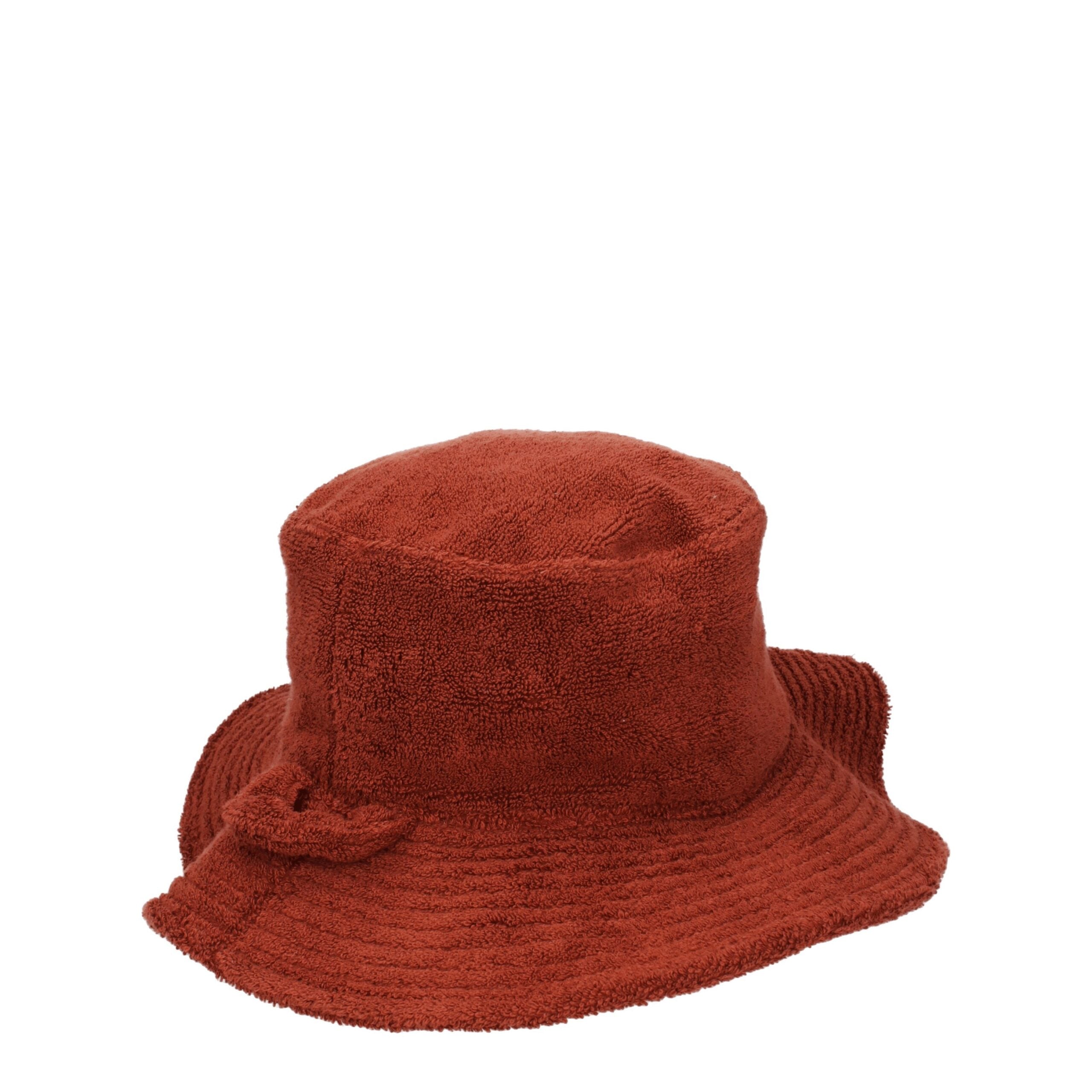 Hnědé bavlněné klobouky