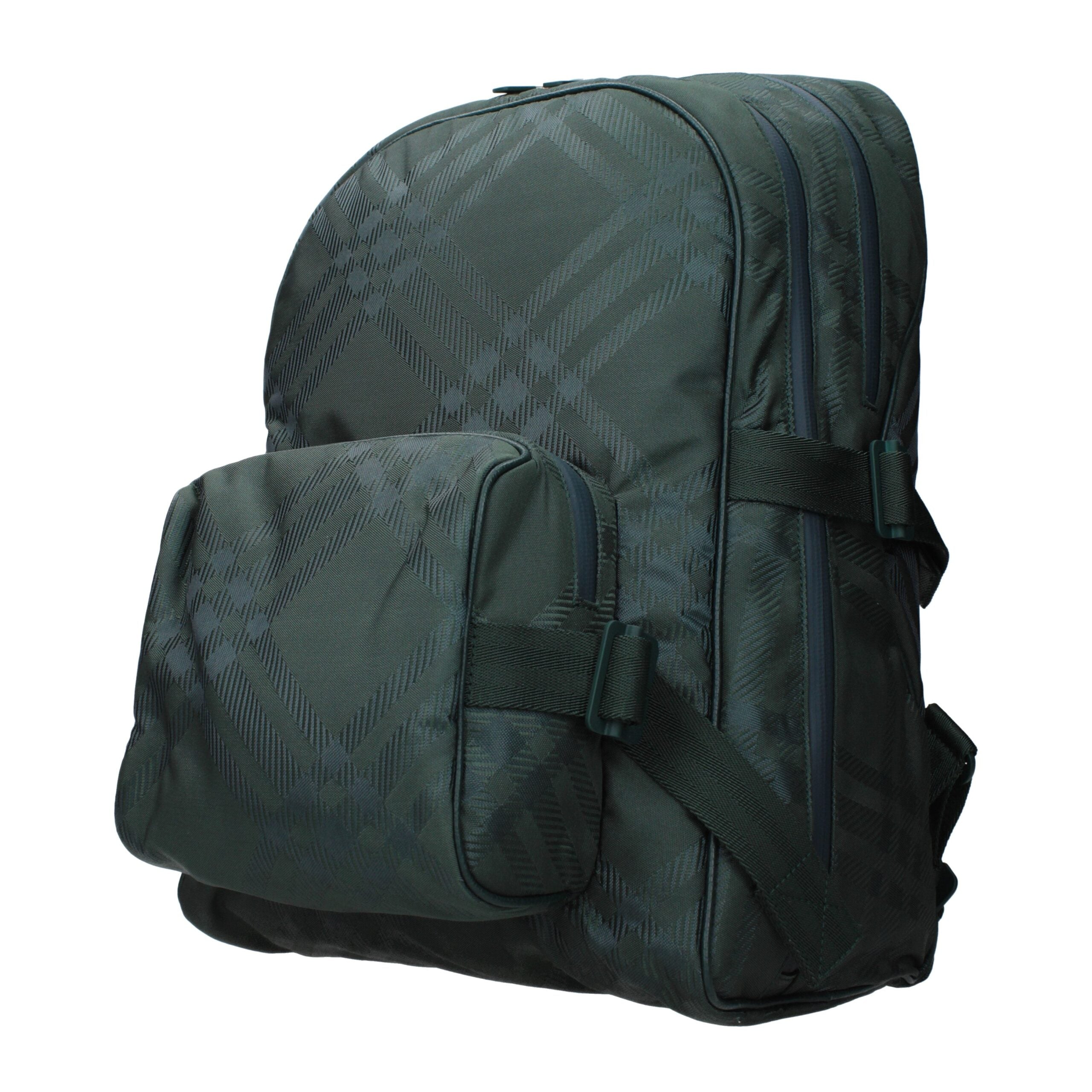 Green Fabric Backpack
