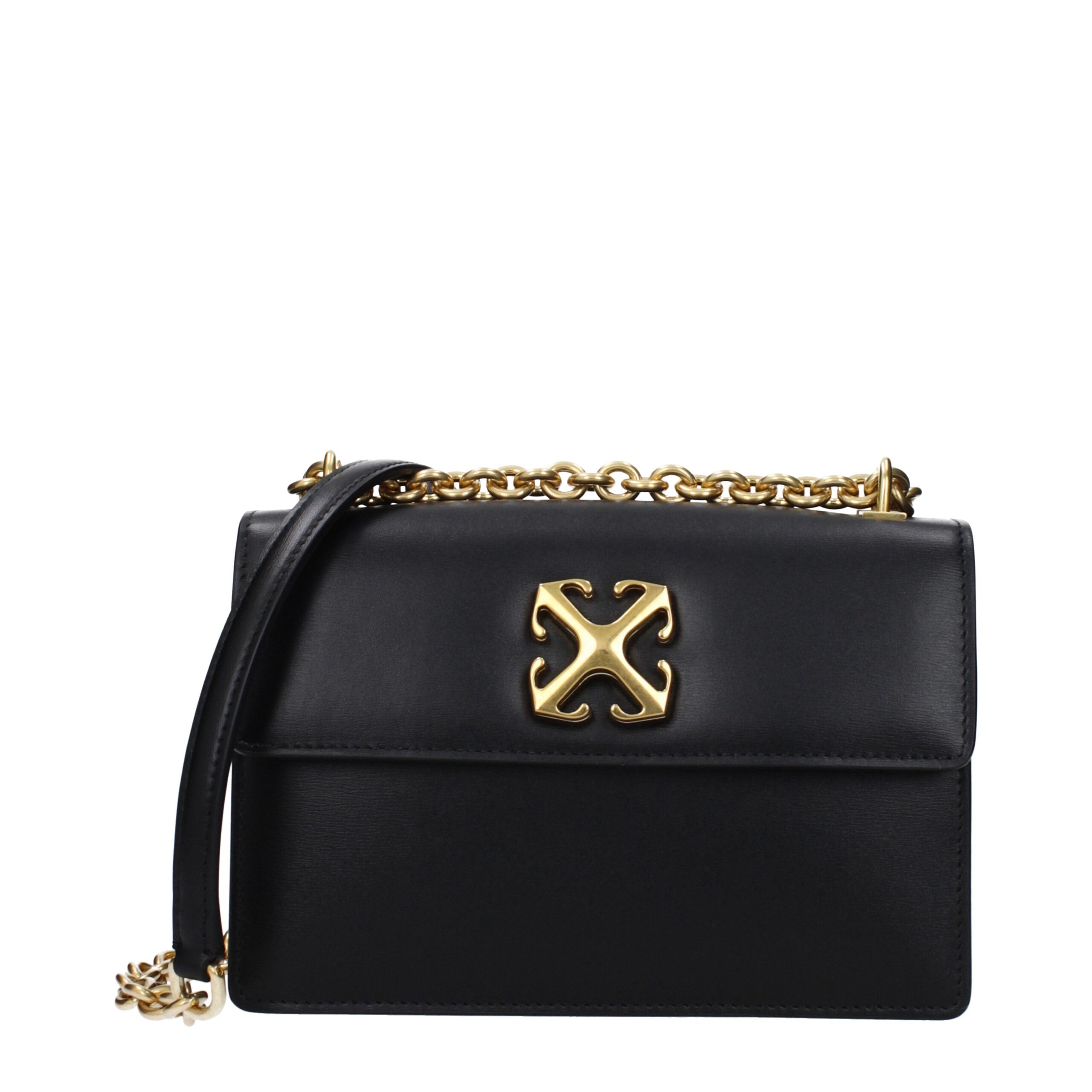 Černé kožené crossbody kabelky