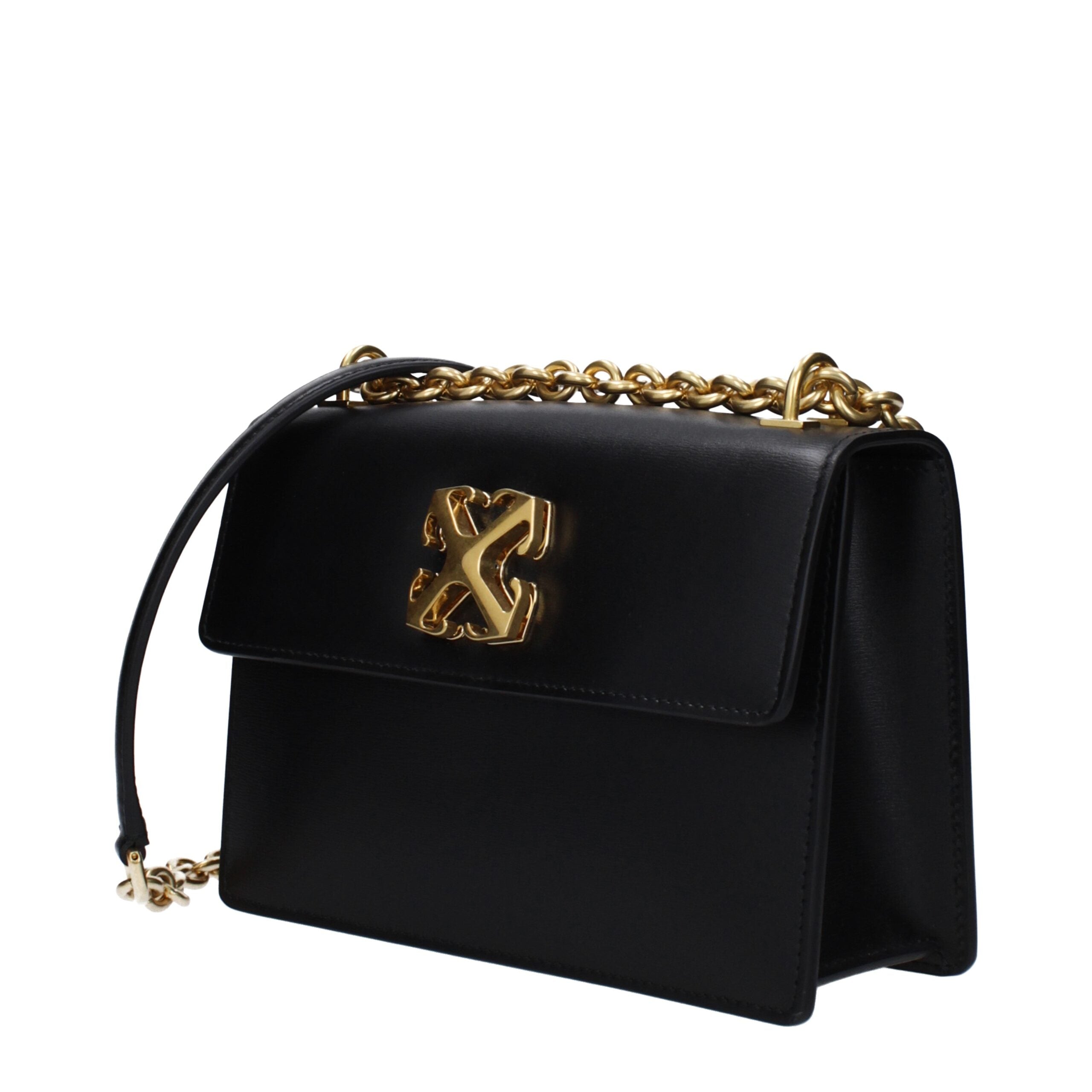 Černé kožené crossbody kabelky