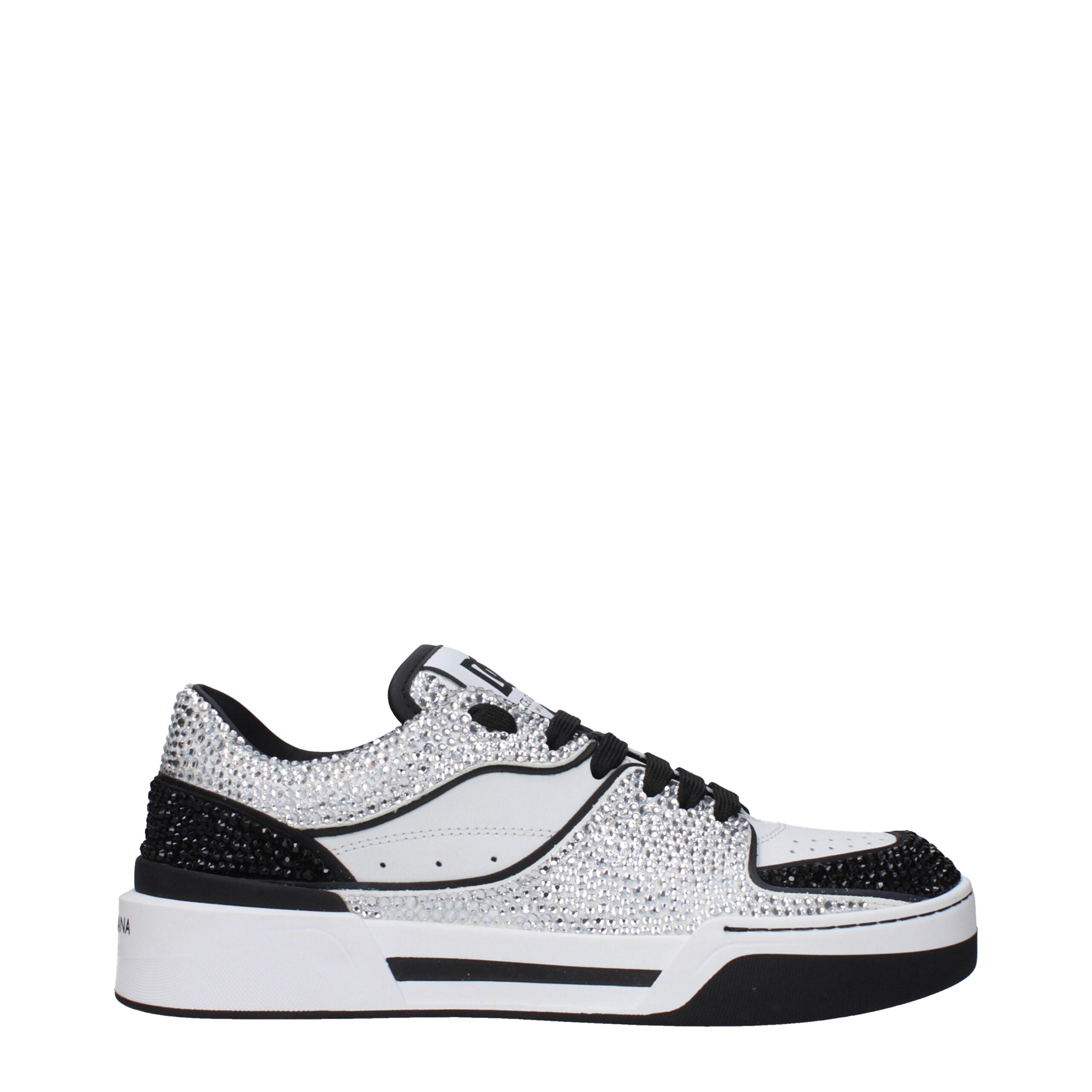 Blue Leather Low Top Sneakers