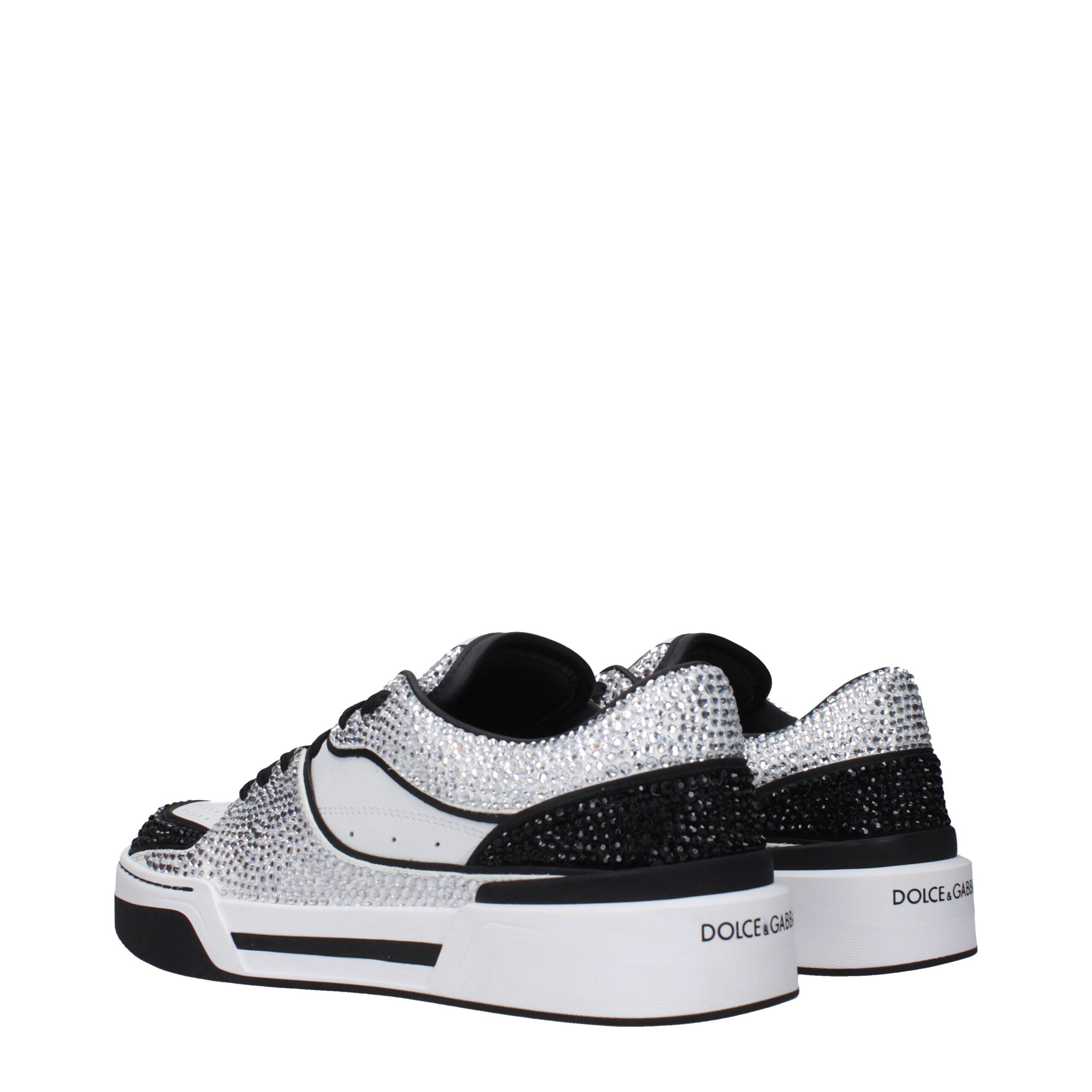 Blue Leather Low Top Sneakers