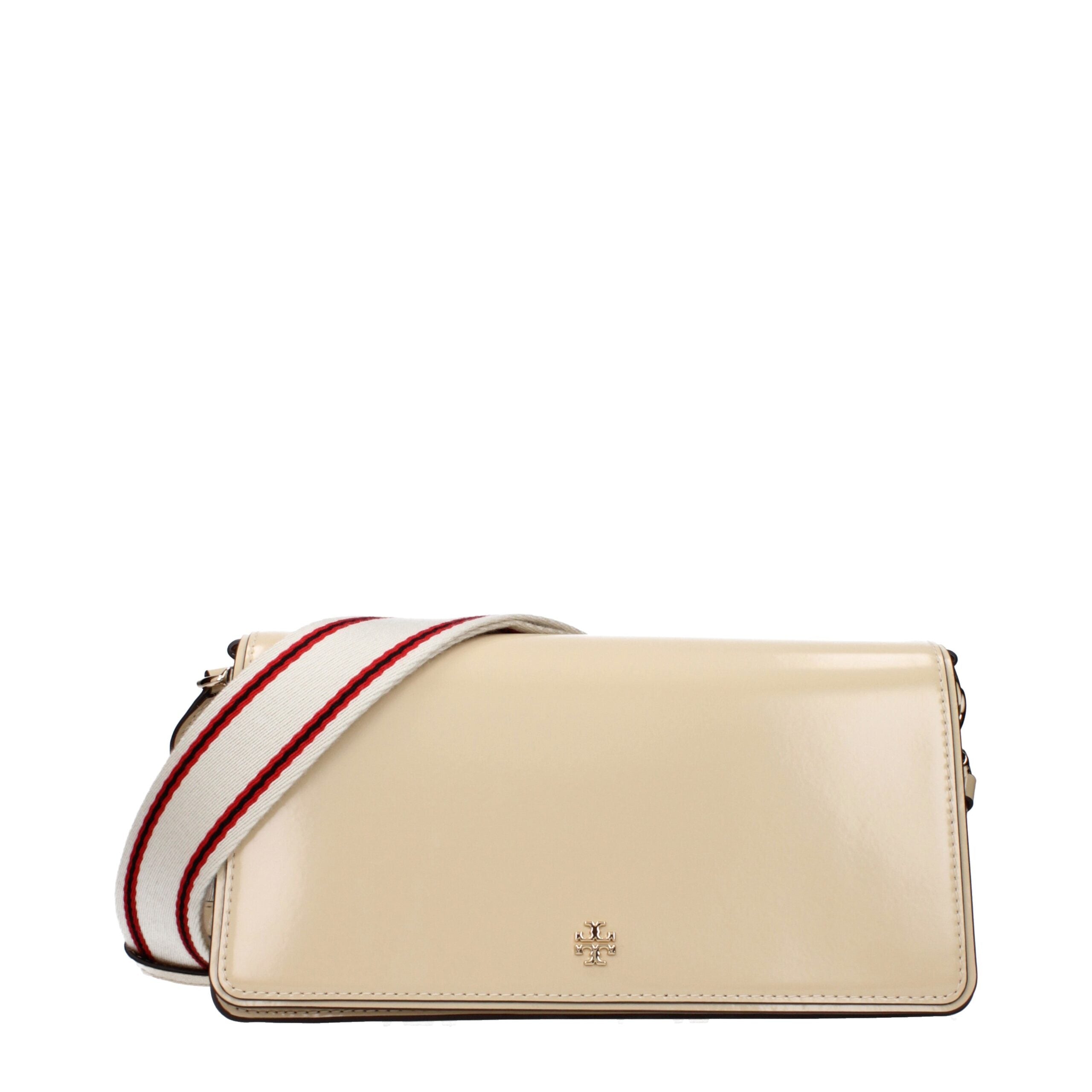 Béžové kožené crossbody kabelky