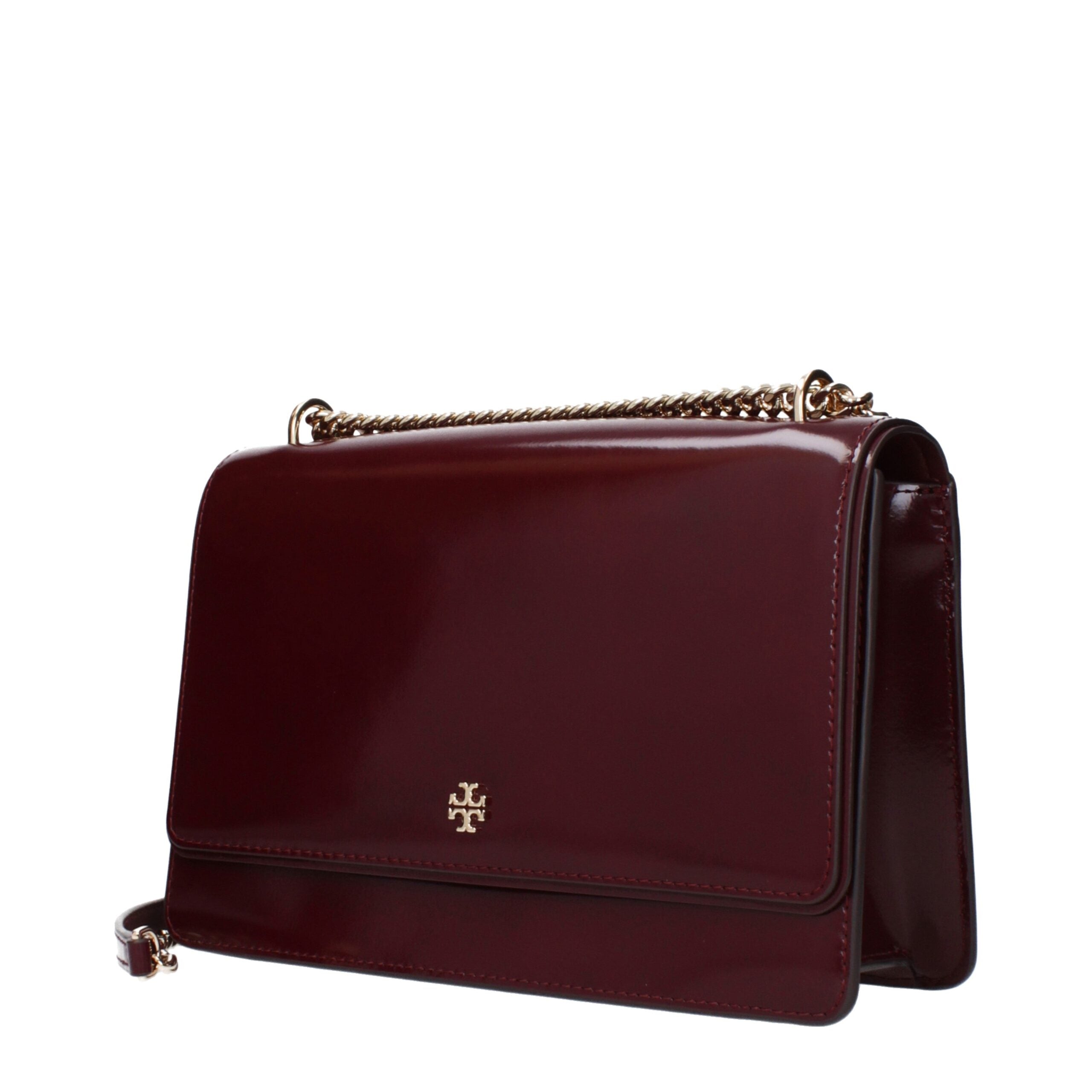 Červené kožené crossbody kabelky