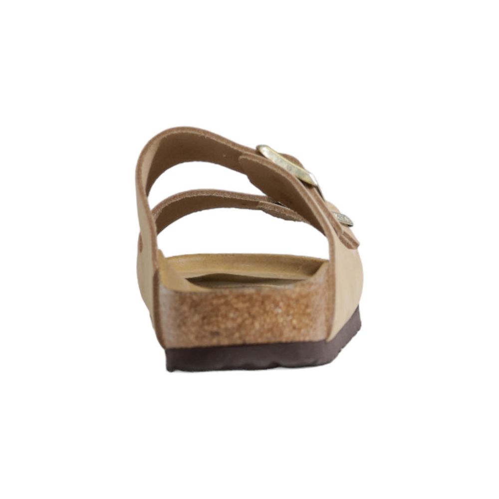 Beige Nubuc Leather Sandal