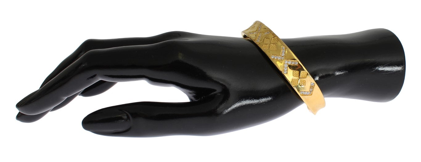 Stříbrný náramek CZ Gold Sterling 925