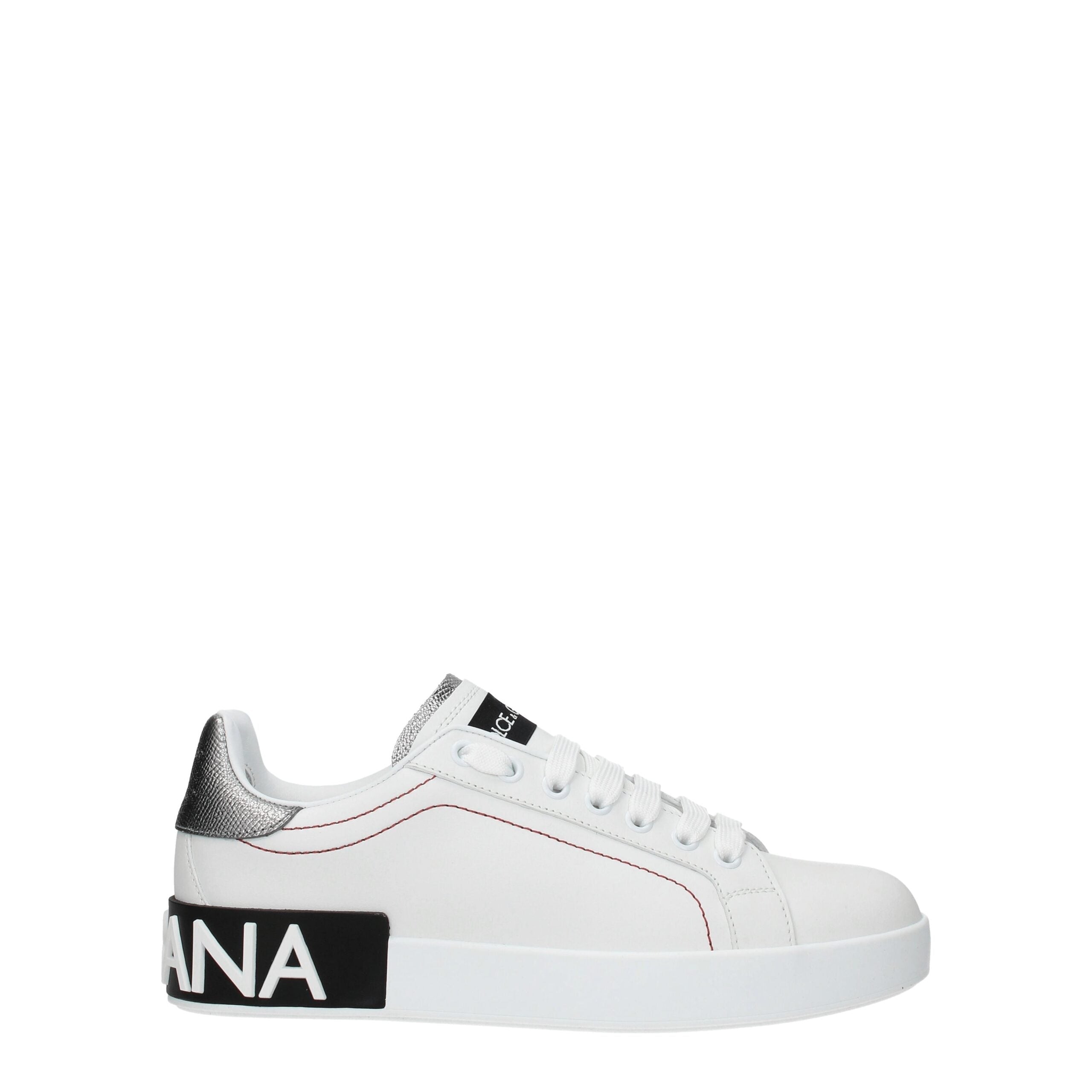 Blue Leather Low Top Sneakers