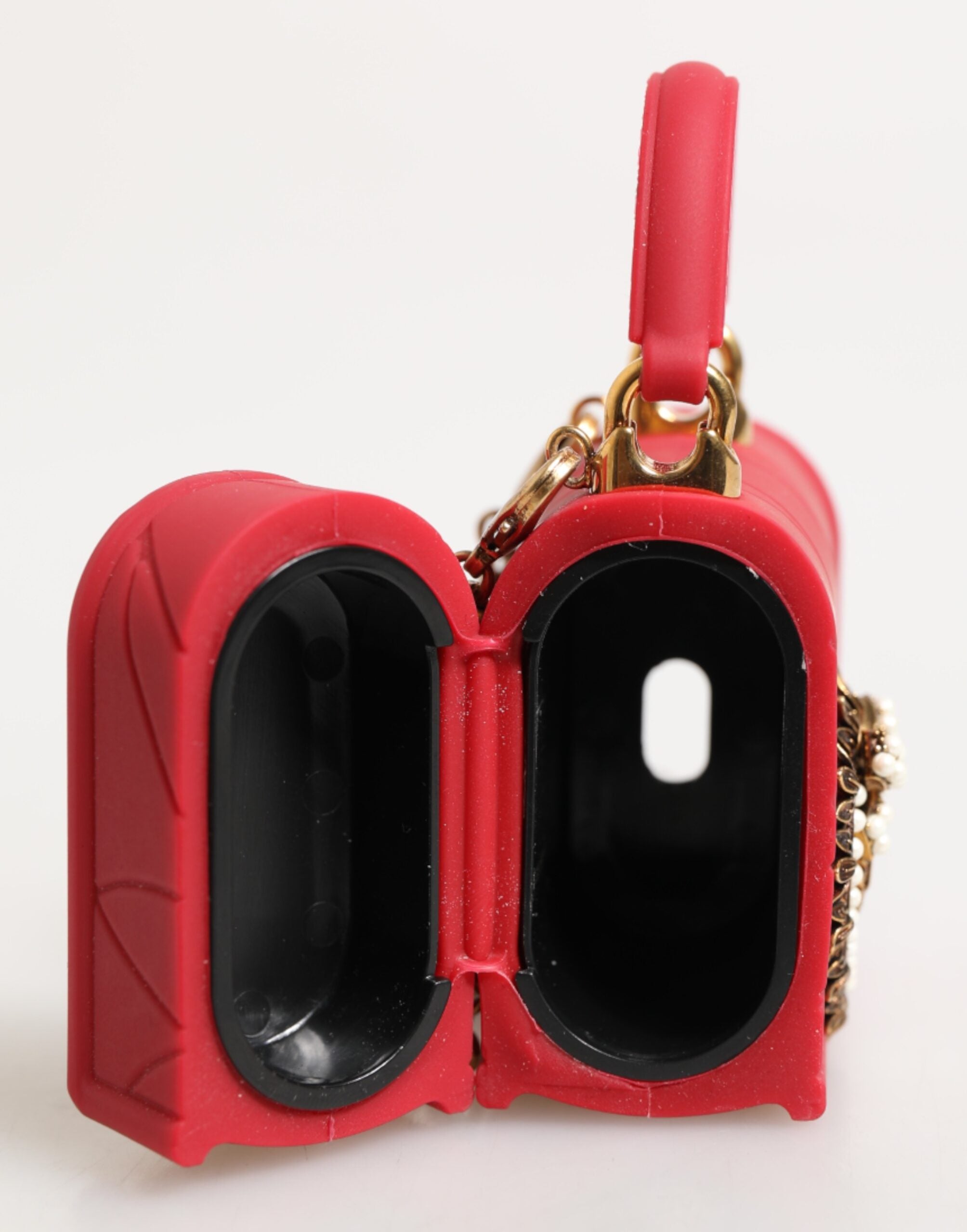 Silikonový kryt s motivem srdce pro ženy, červený, pro Airpods