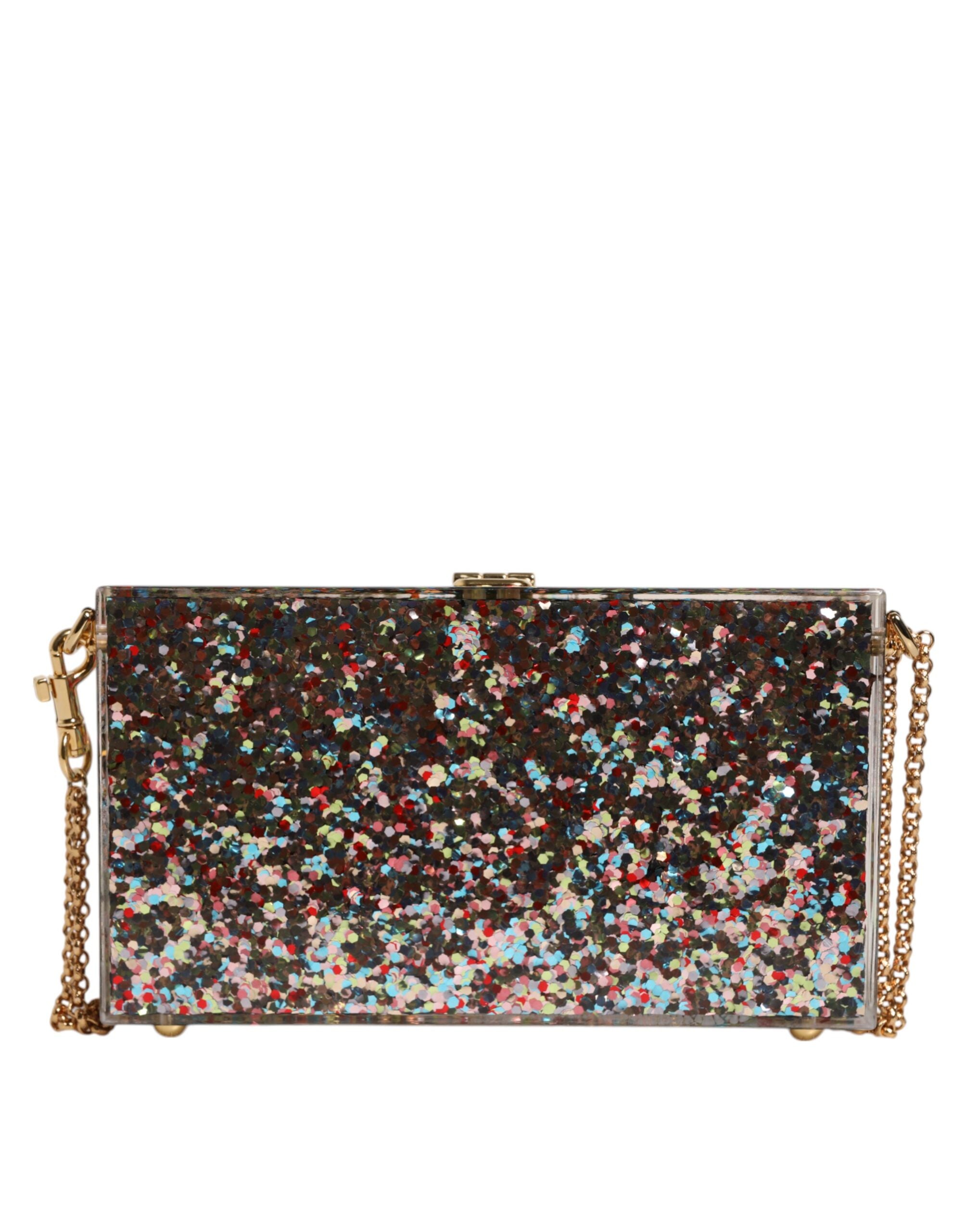 Vícebarevná třpytivá crossbody kabelka PurseBox Fashion Sinner
