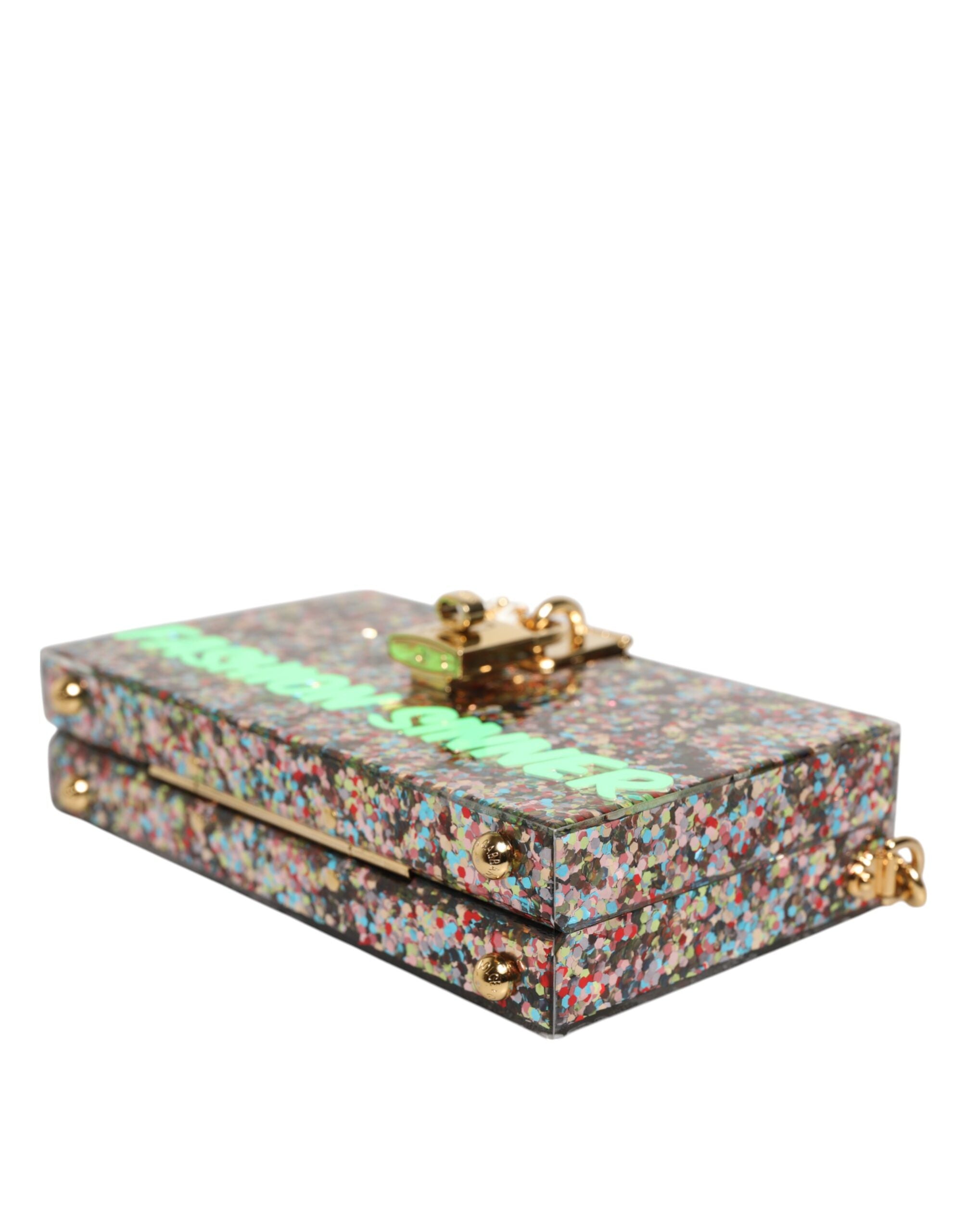 Vícebarevná třpytivá crossbody kabelka PurseBox Fashion Sinner