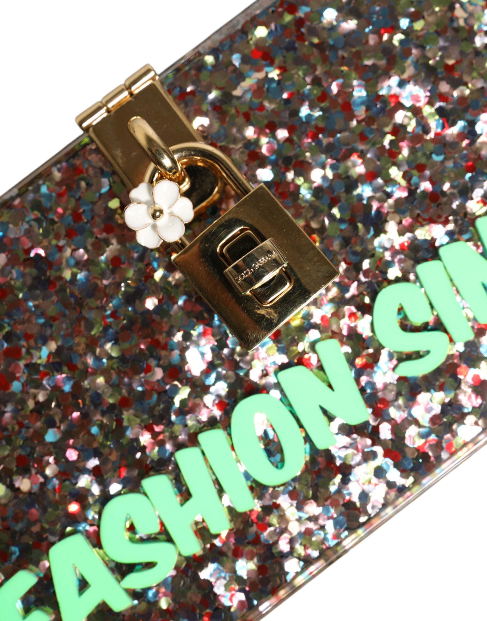 Vícebarevná třpytivá crossbody kabelka PurseBox Fashion Sinner