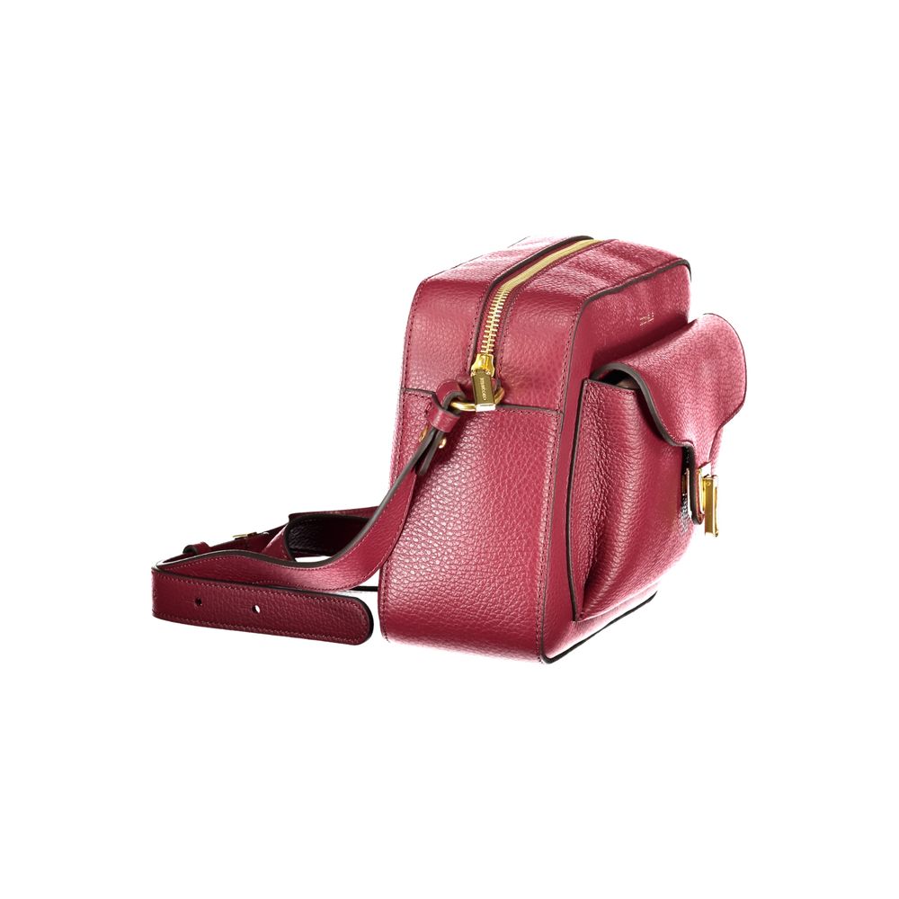 Purple Leather Women Handbag