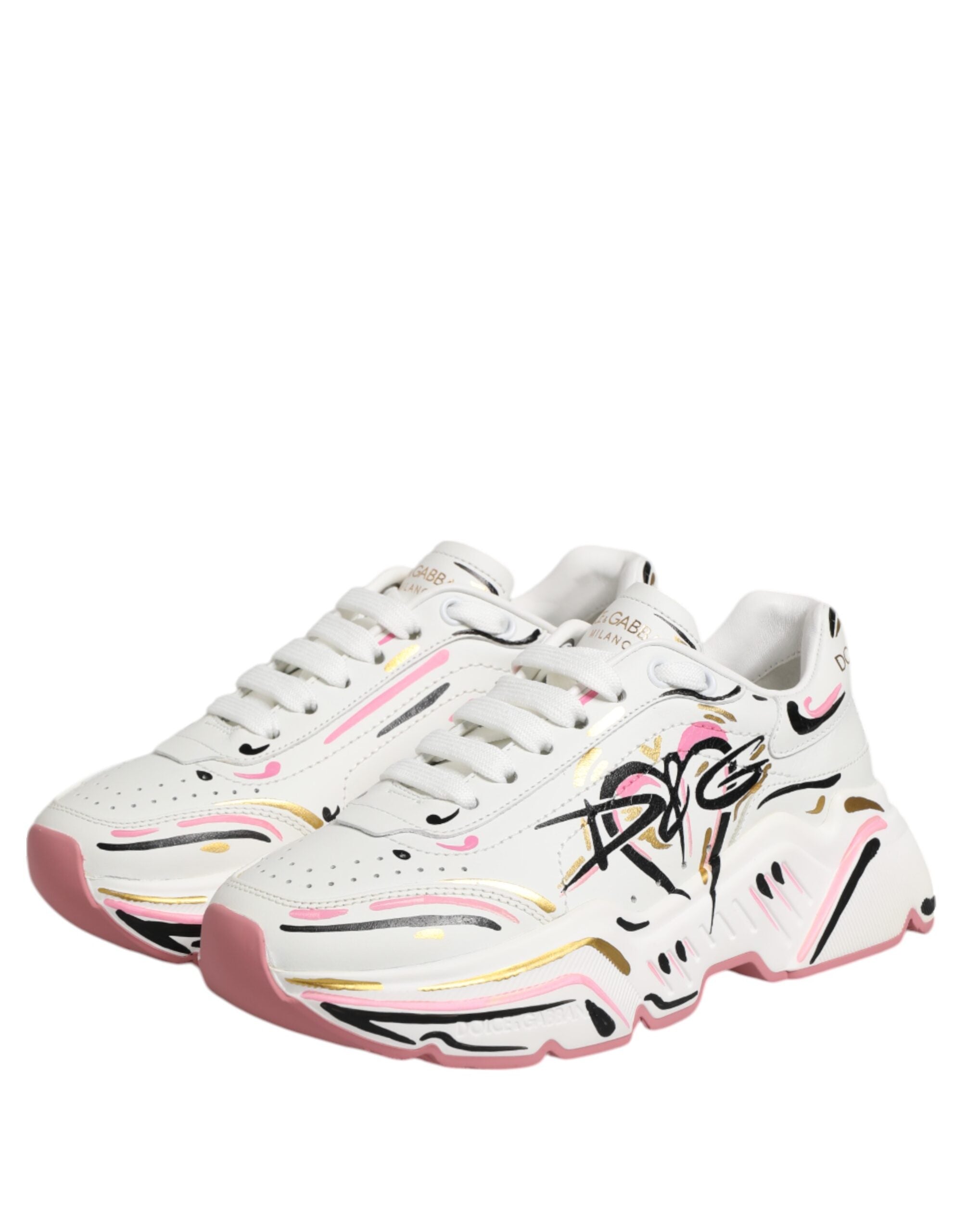 Multicolor Hand Painted DAYMASTER Sneaker Shoes