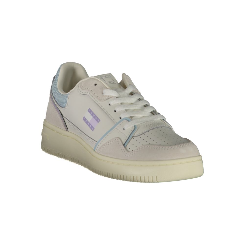 White Leather Women Sneaker