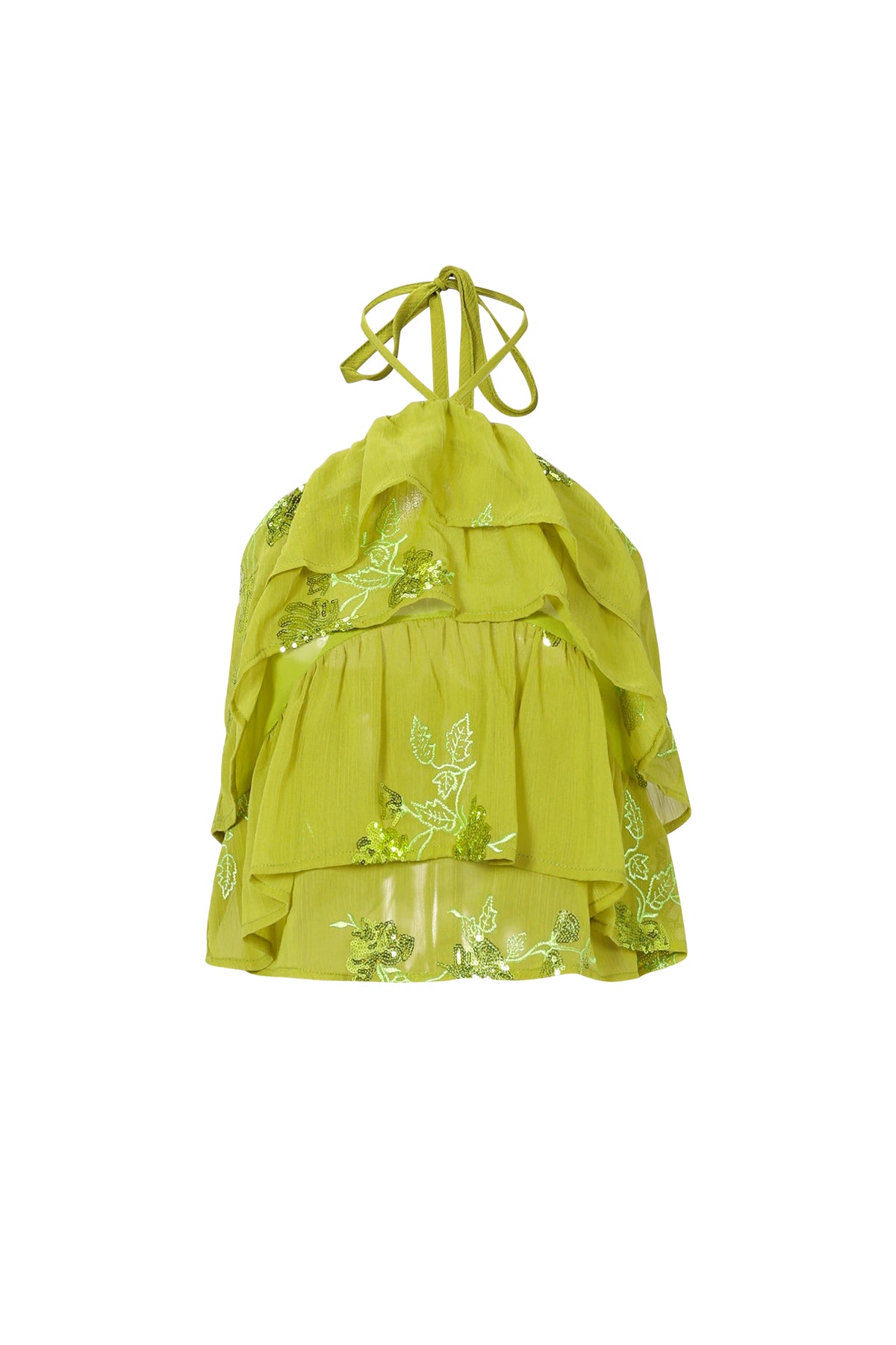 Layered Summer Top Embroidery