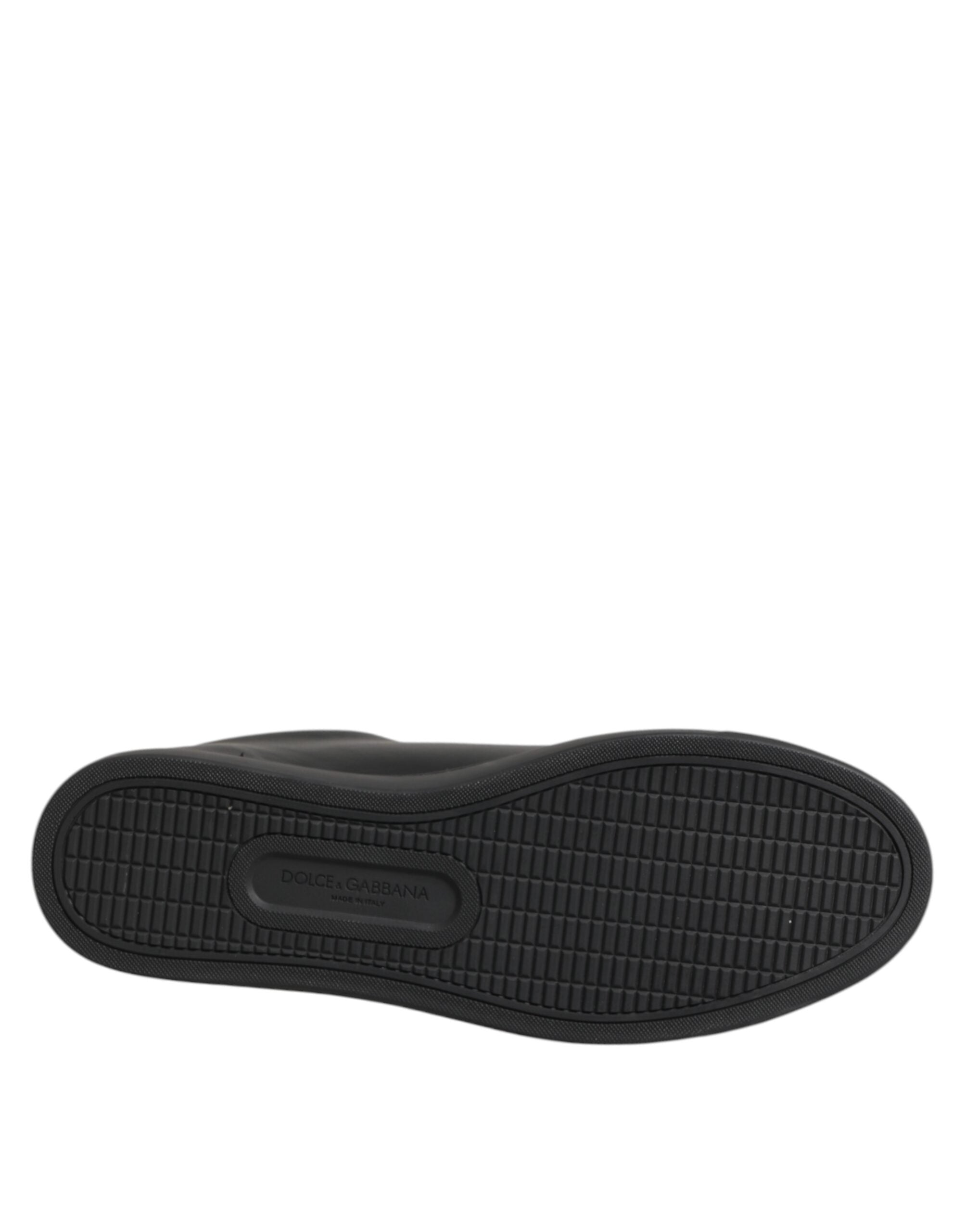 Black Leather Crystal Heart Low Top Sneakers  Shoes