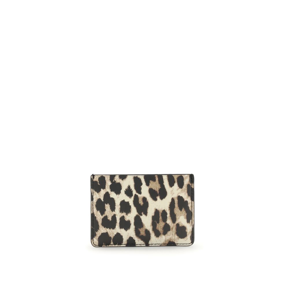 Pouzdro na karty s leopardím vzorem Bou