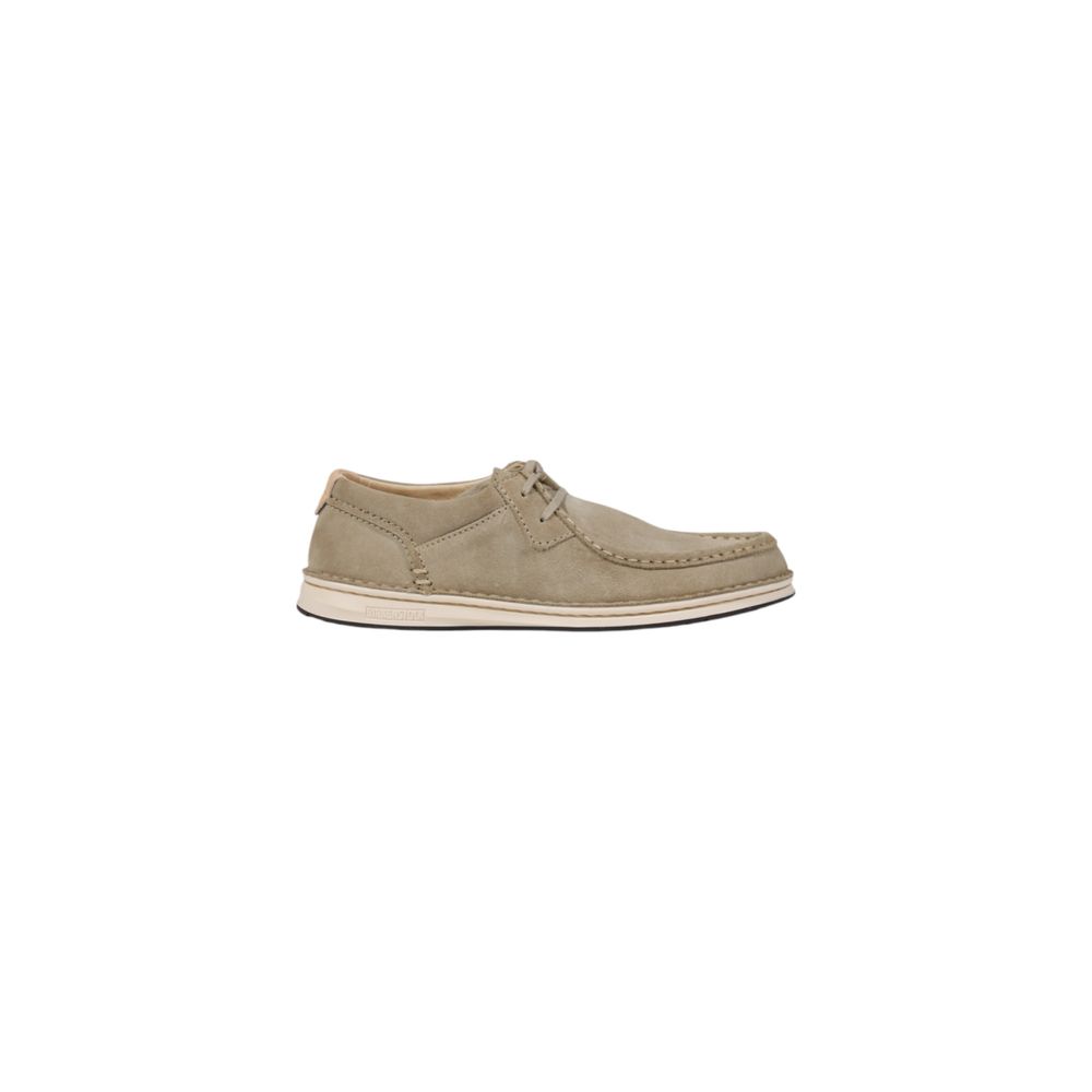 Gray Leather Oxfords And Derby