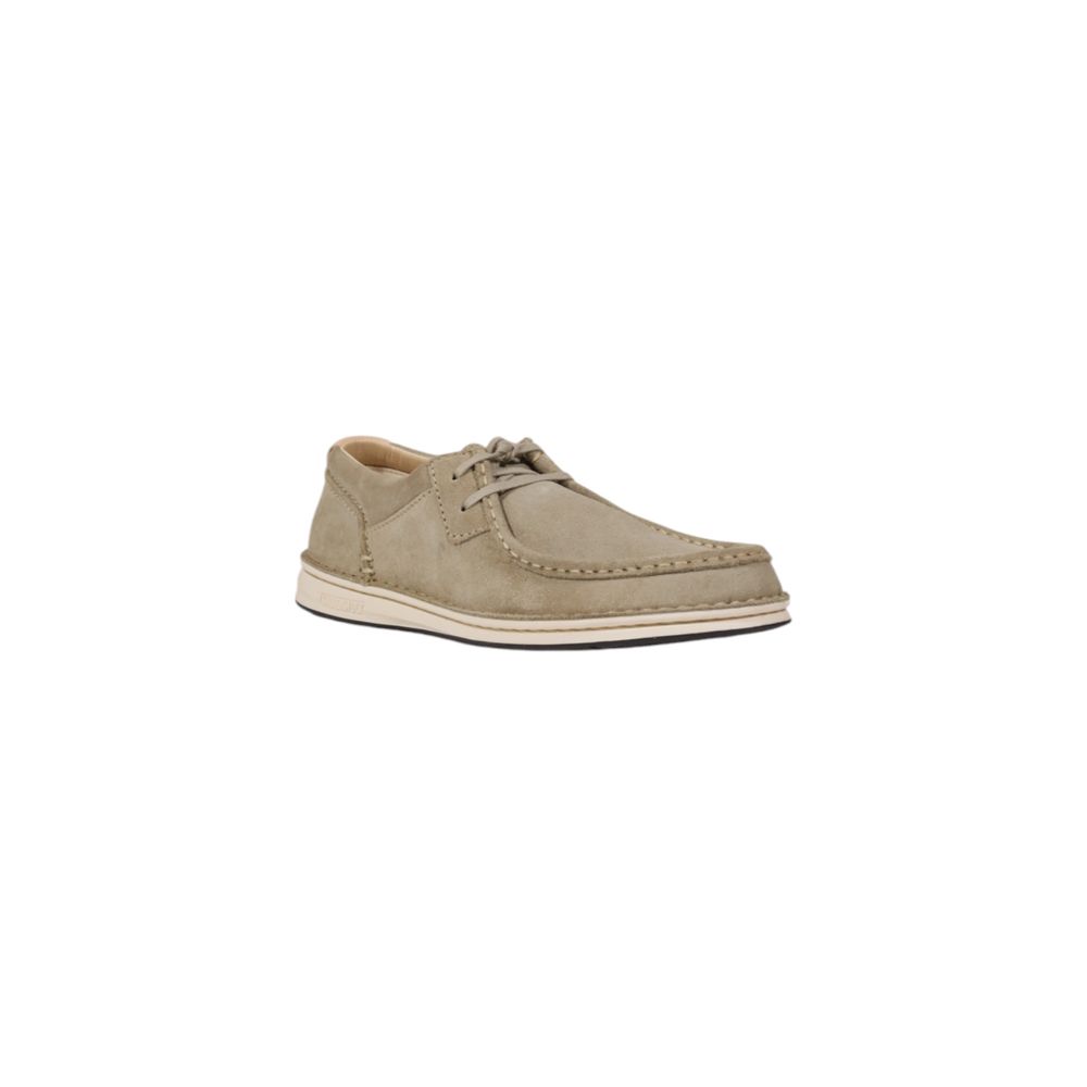 Gray Leather Oxfords And Derby