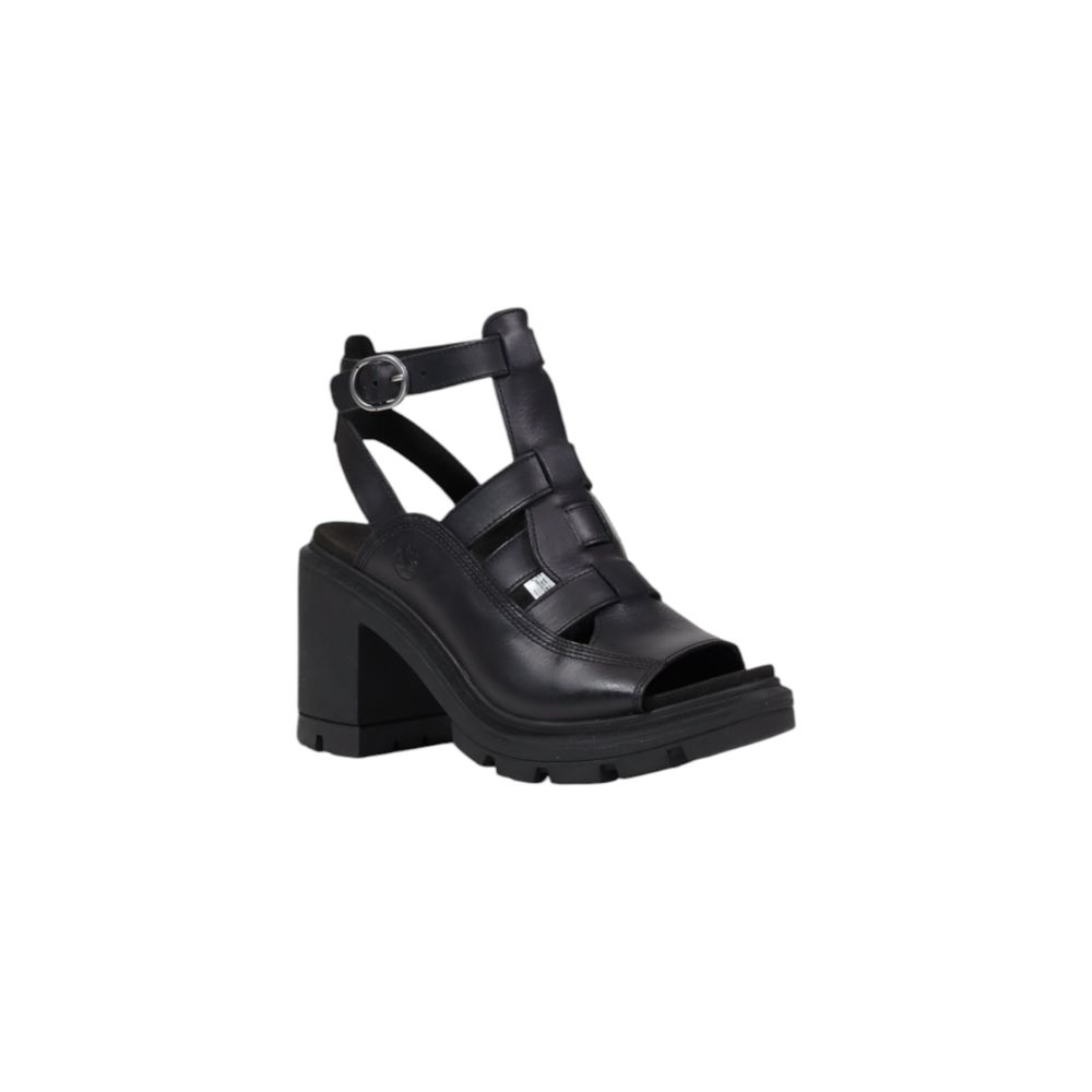 Black Leather Sandal
