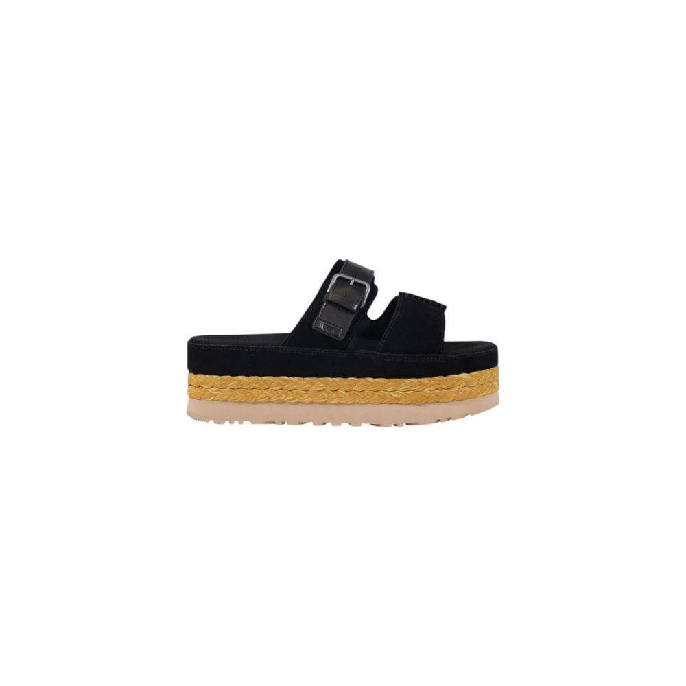 Black Suede Leather Sandal