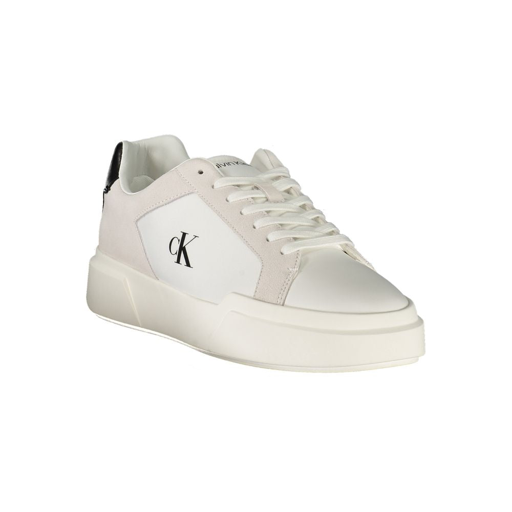 White Leather Men Sneaker