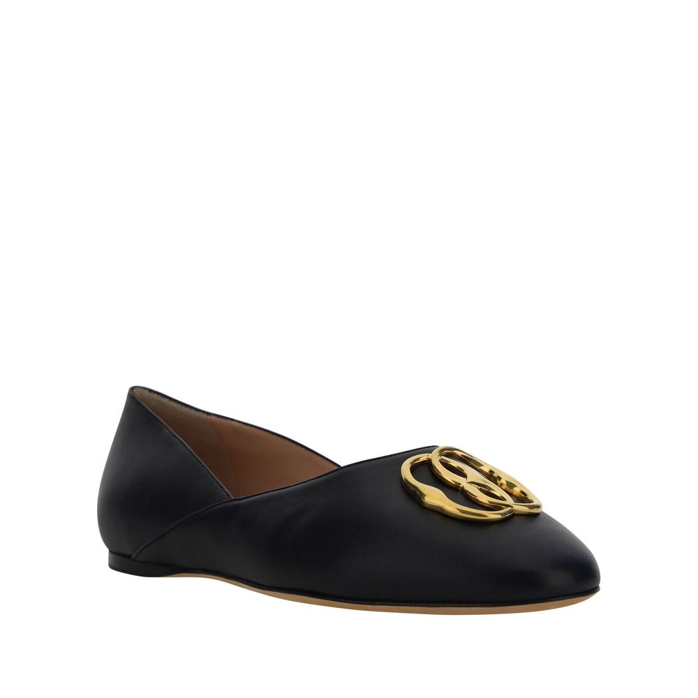 Leather Ballerina Flats
