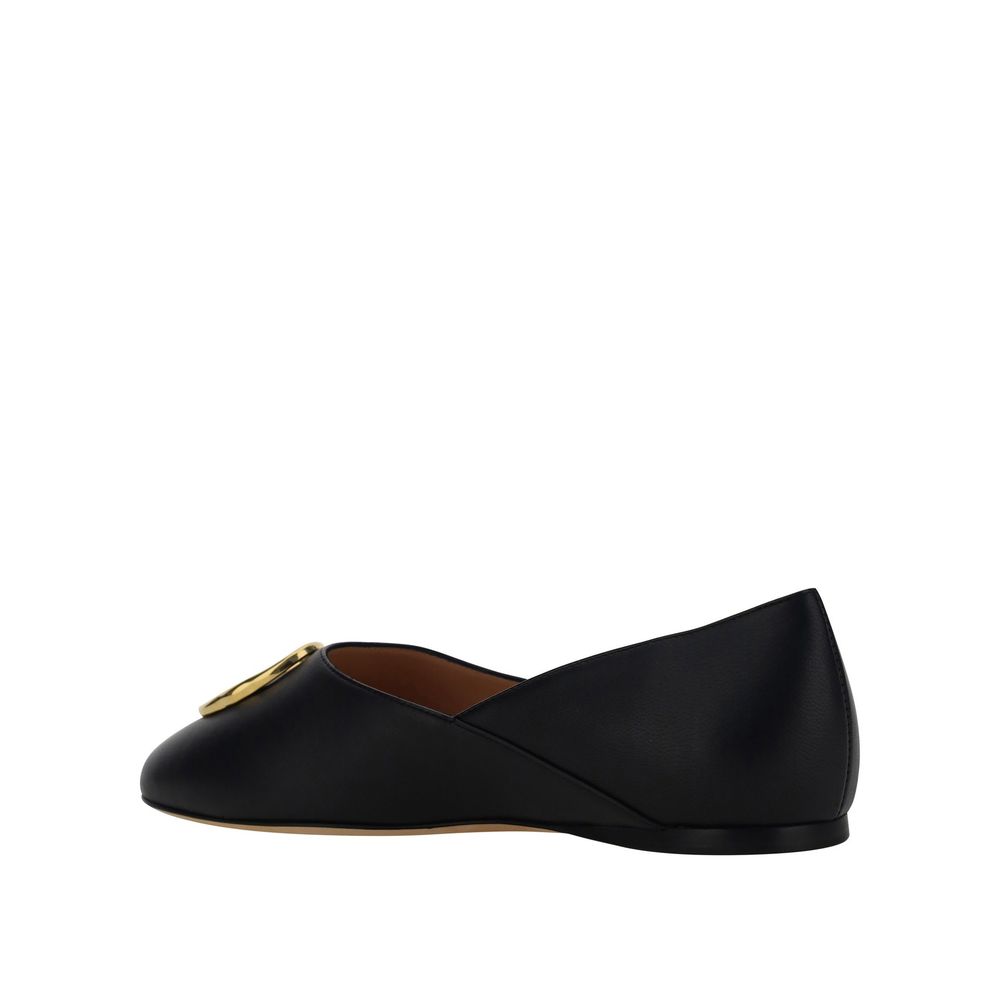 Leather Ballerina Flats