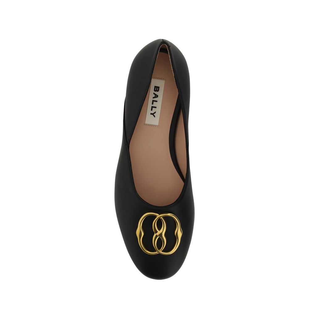 Leather Ballerina Flats