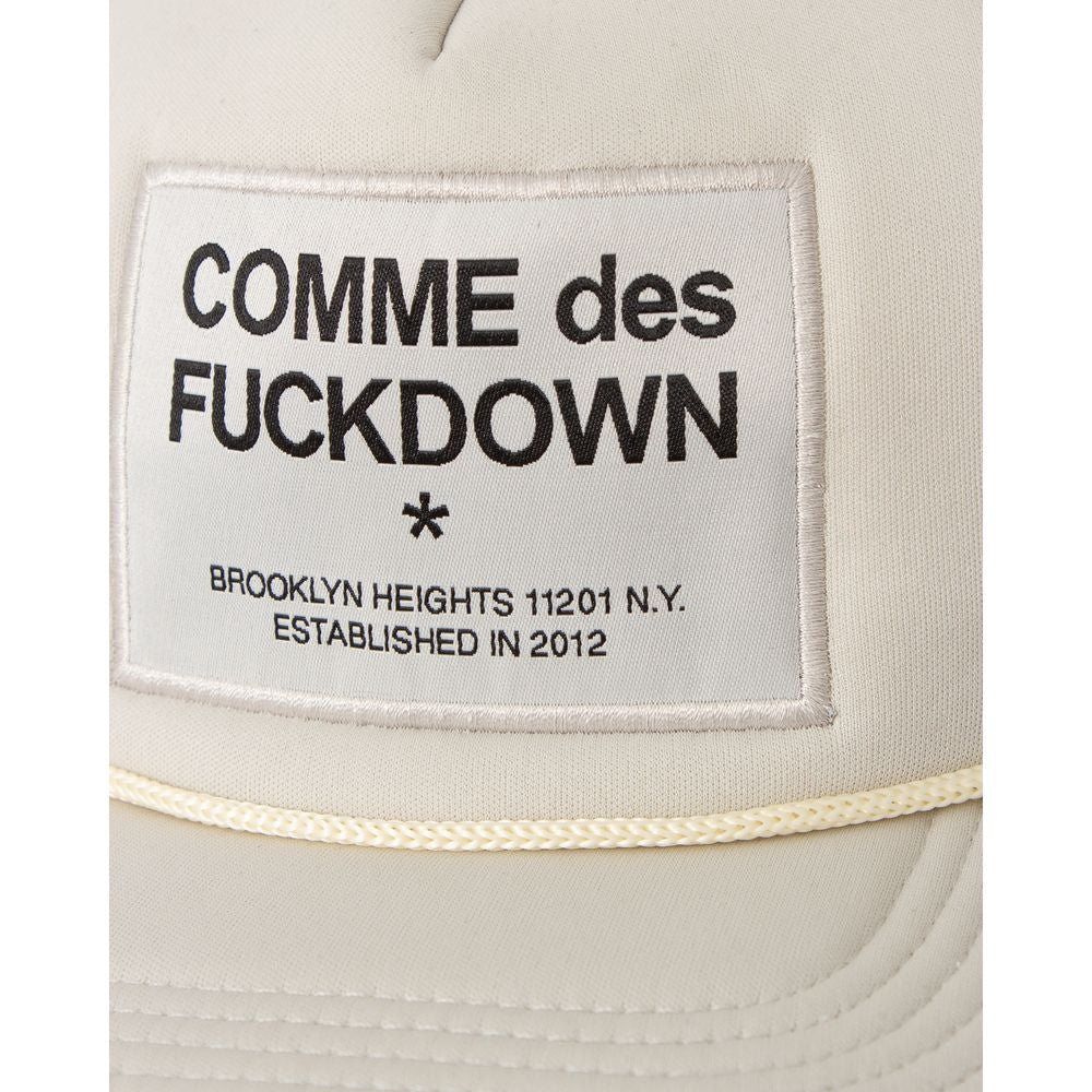 Beige Polyester Hat