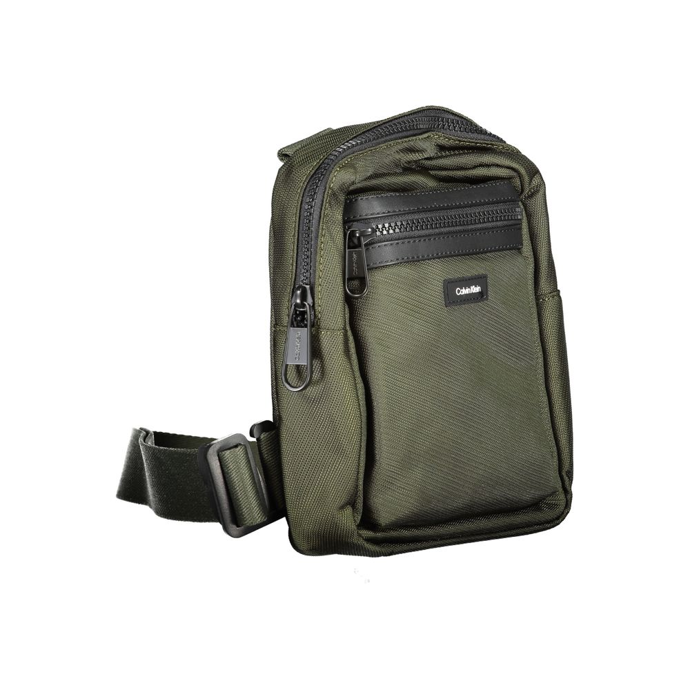 Green Polyester Handbag