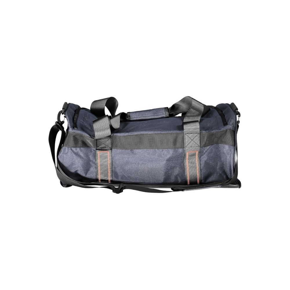 Blue Polyester Handbag