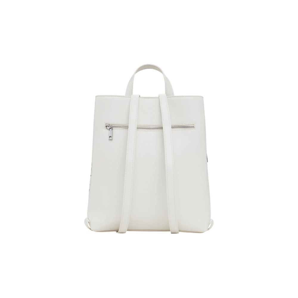 White Polyethylene Backpack