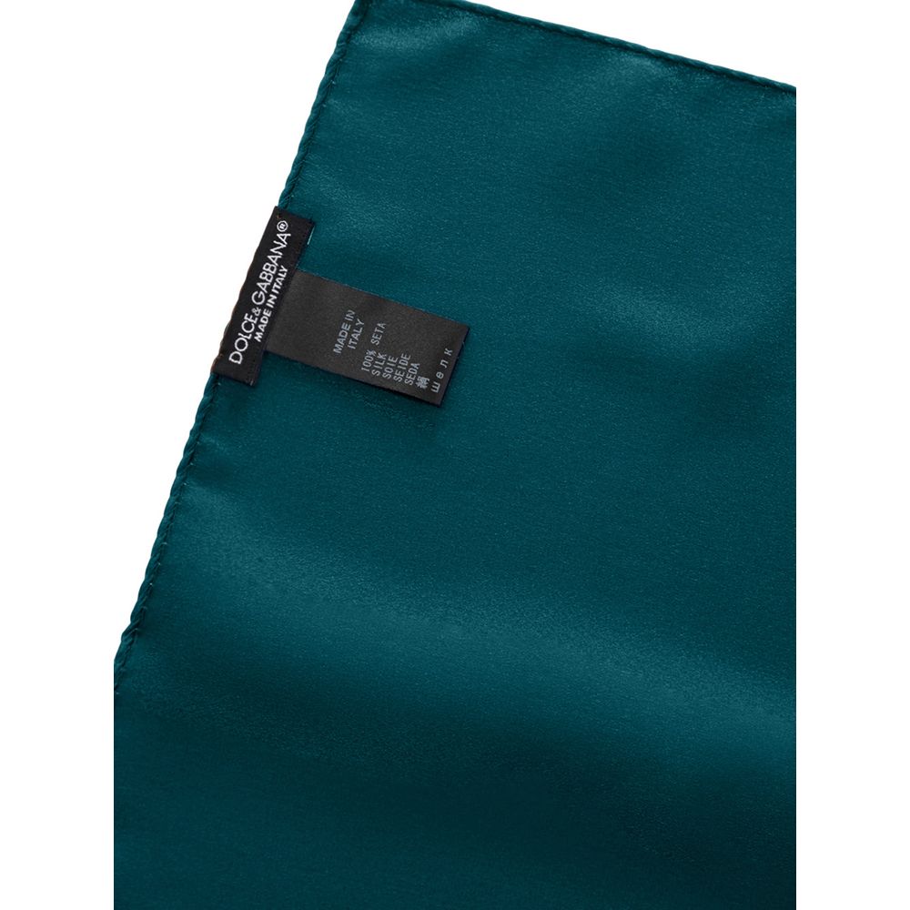 Green Silk Pocket Square