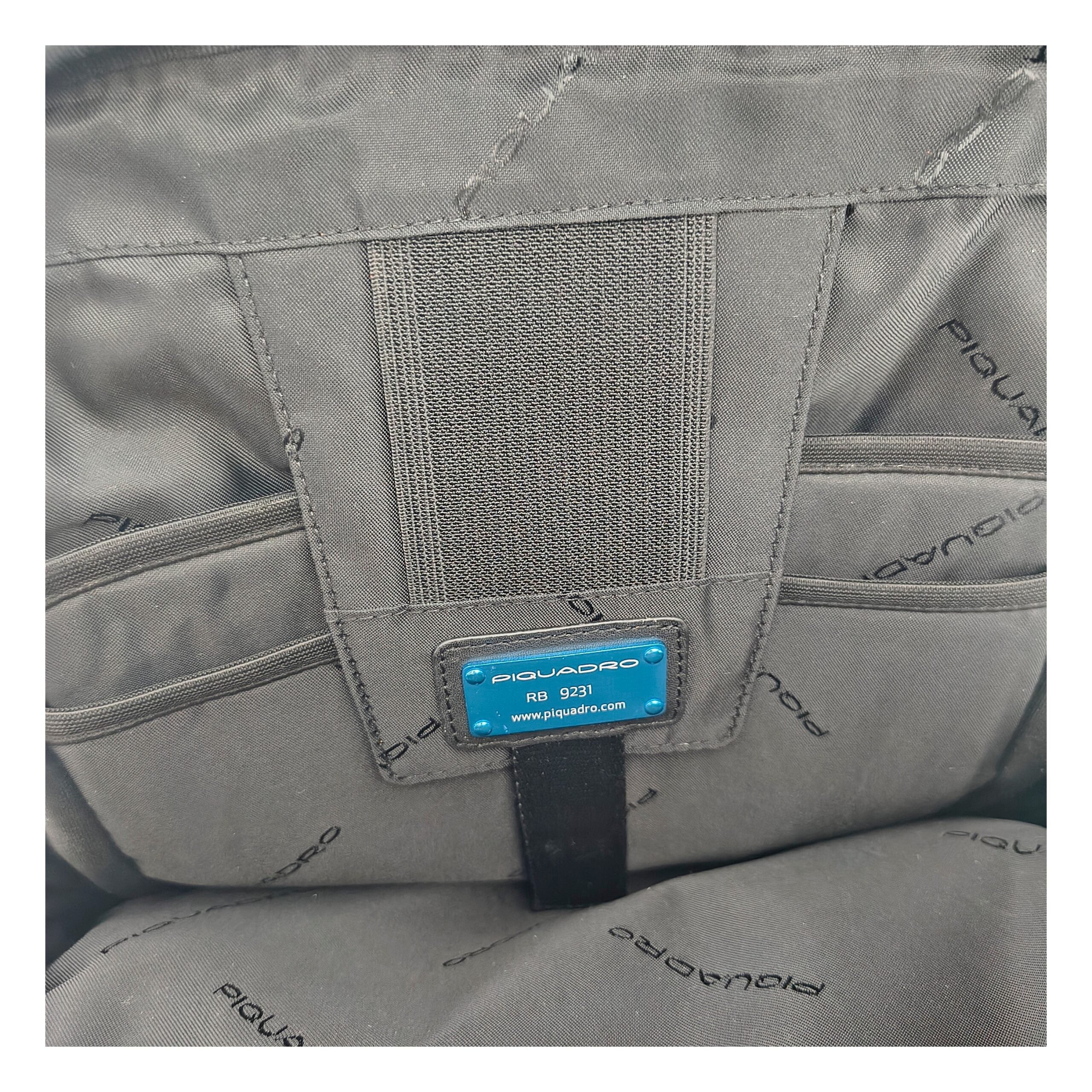 Black Leather Backpack