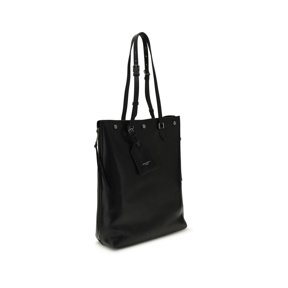 Black Calf Leather Bos Taurus Shoulder Bag