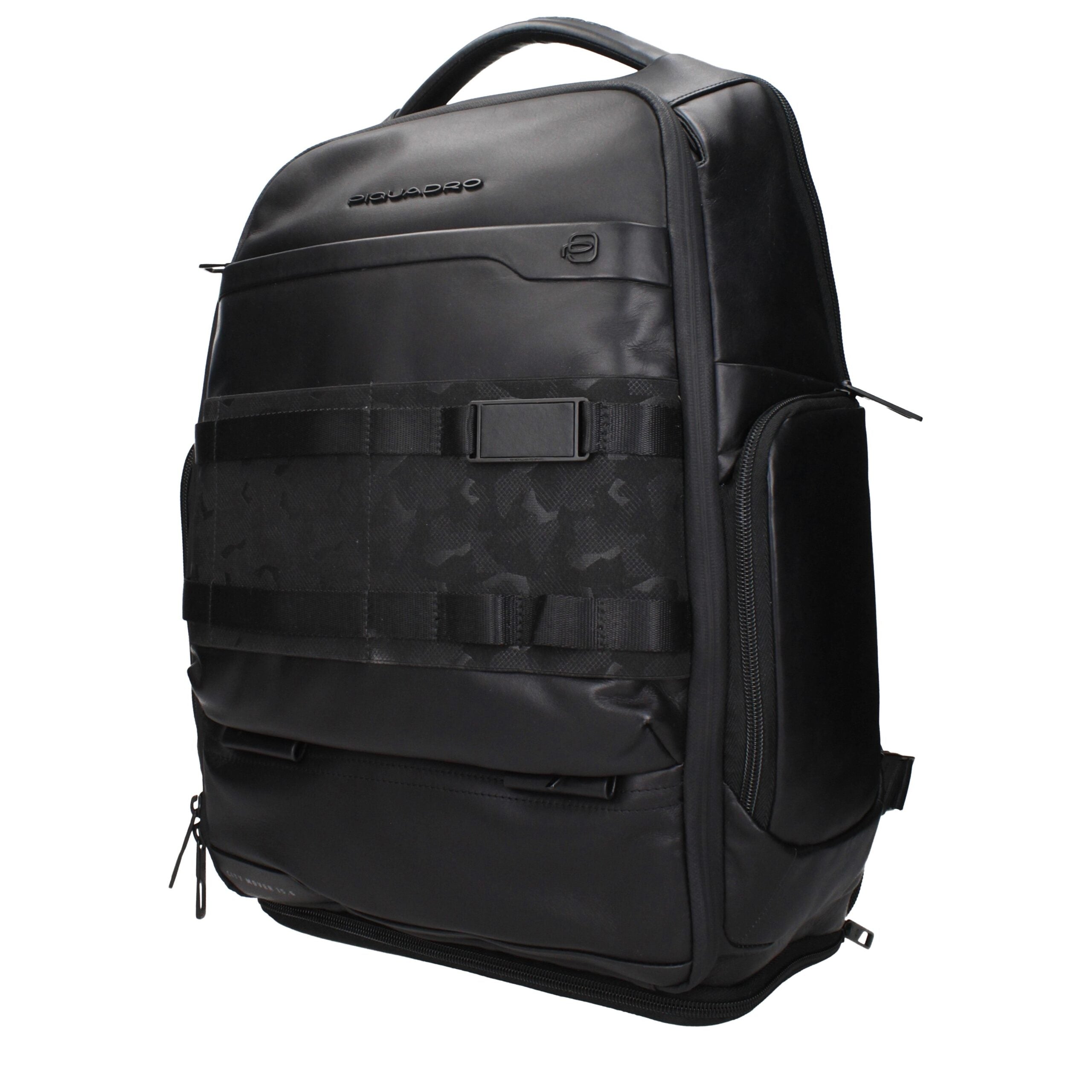 Black Leather Backpack