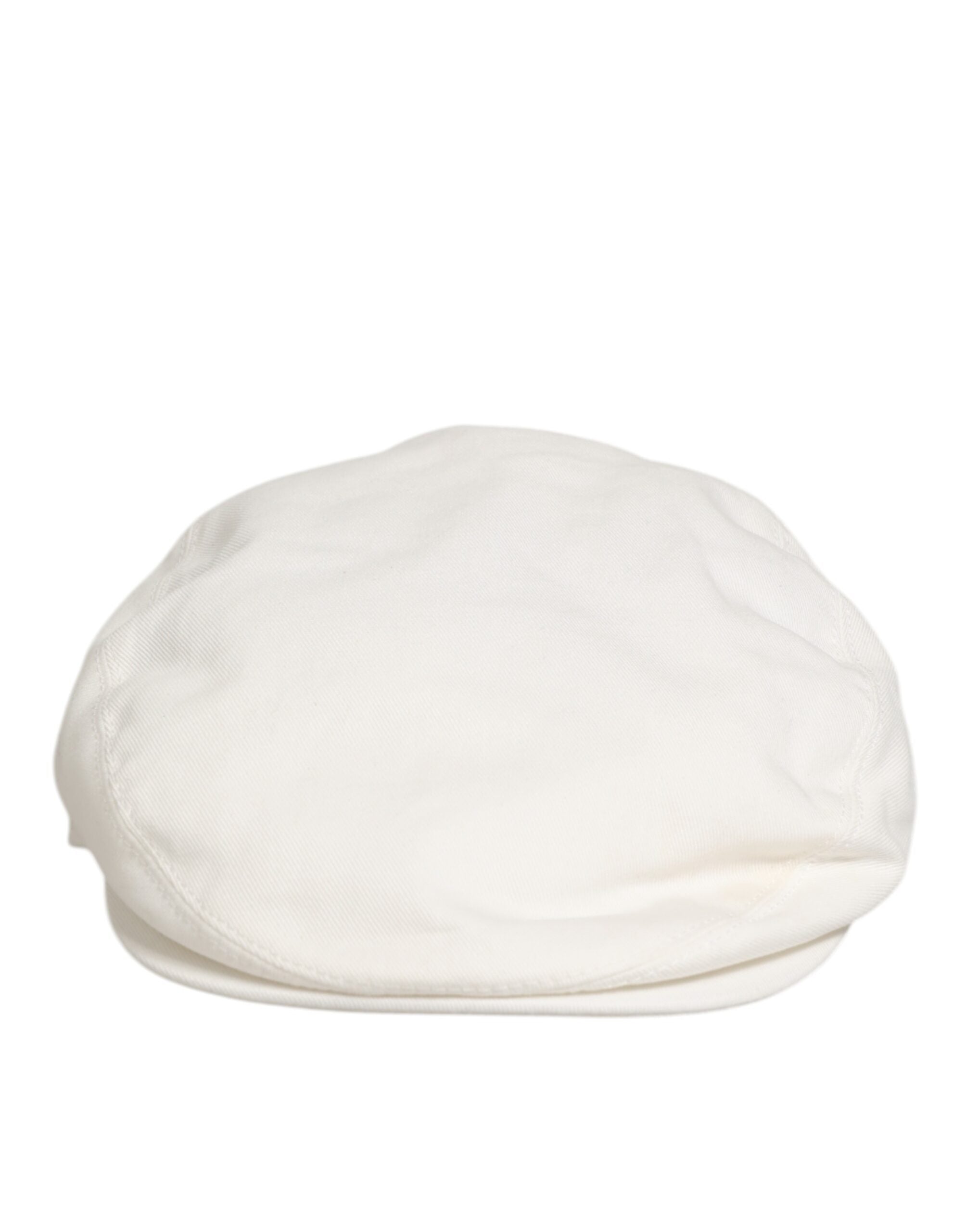 White Cotton Newsboy Cloth Capello Men Cap Hat