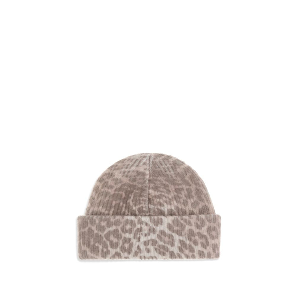 Beige Wool Beanie