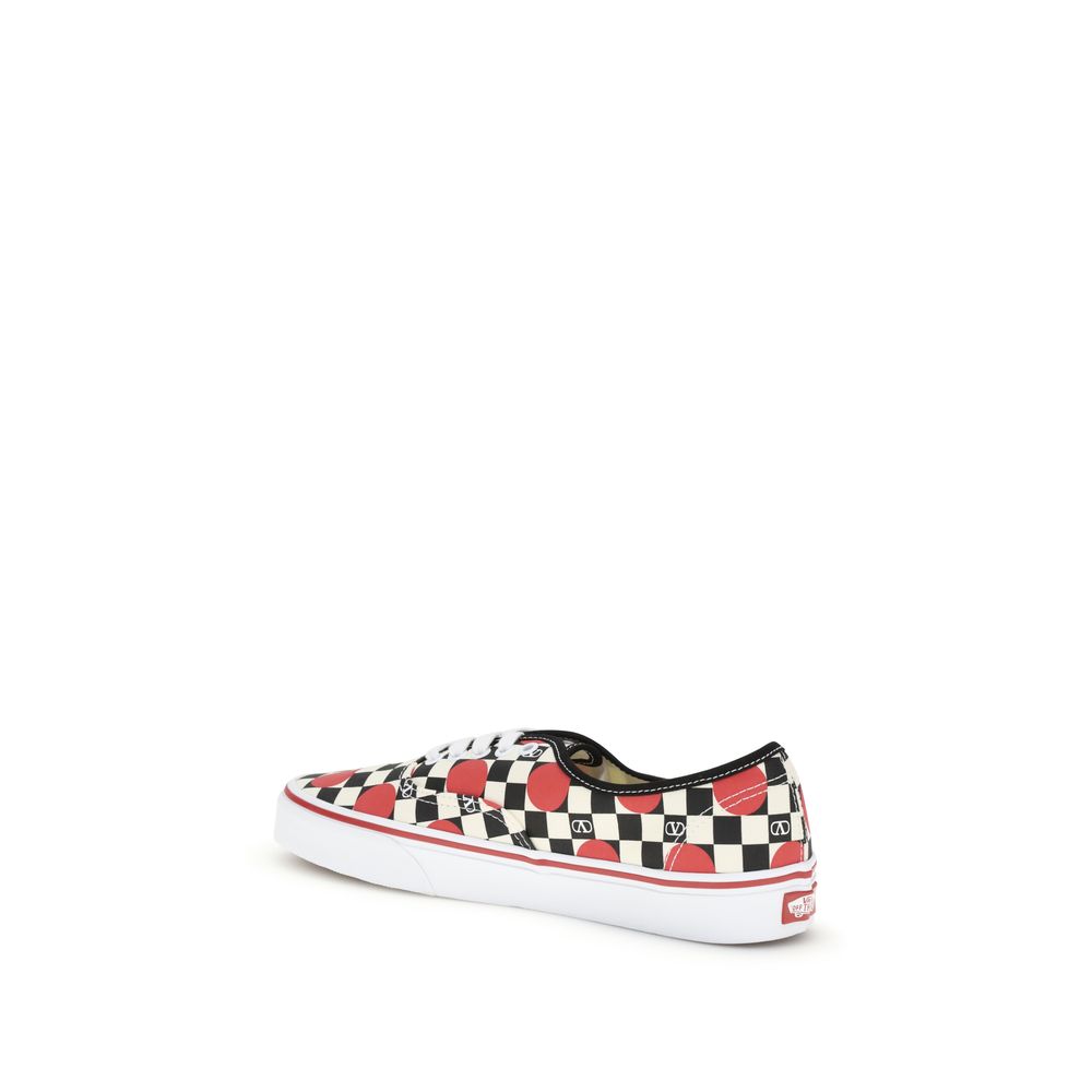 Multicolor Canvas Low Top Sneakers