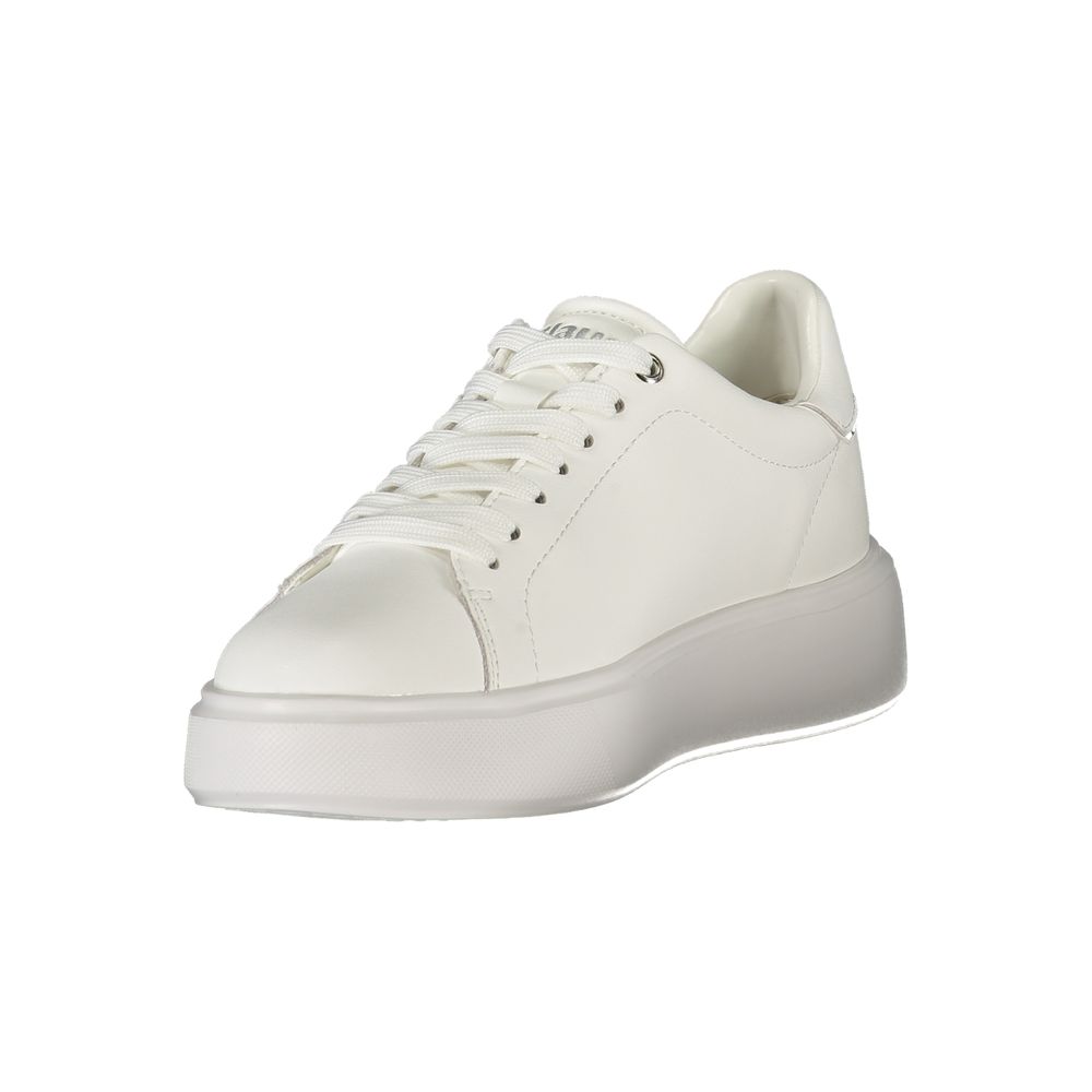 White Leather Women Sneaker