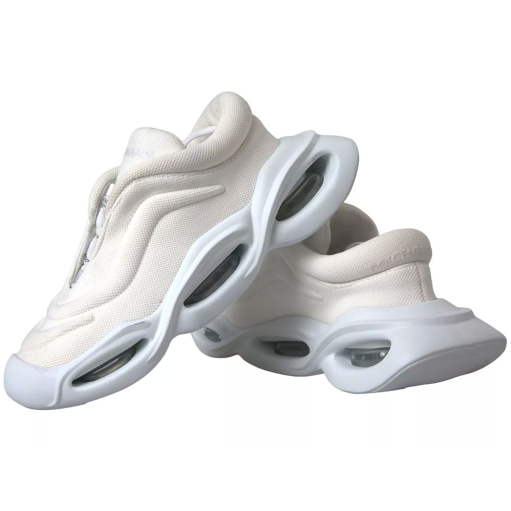 White Polyester Sneaker
