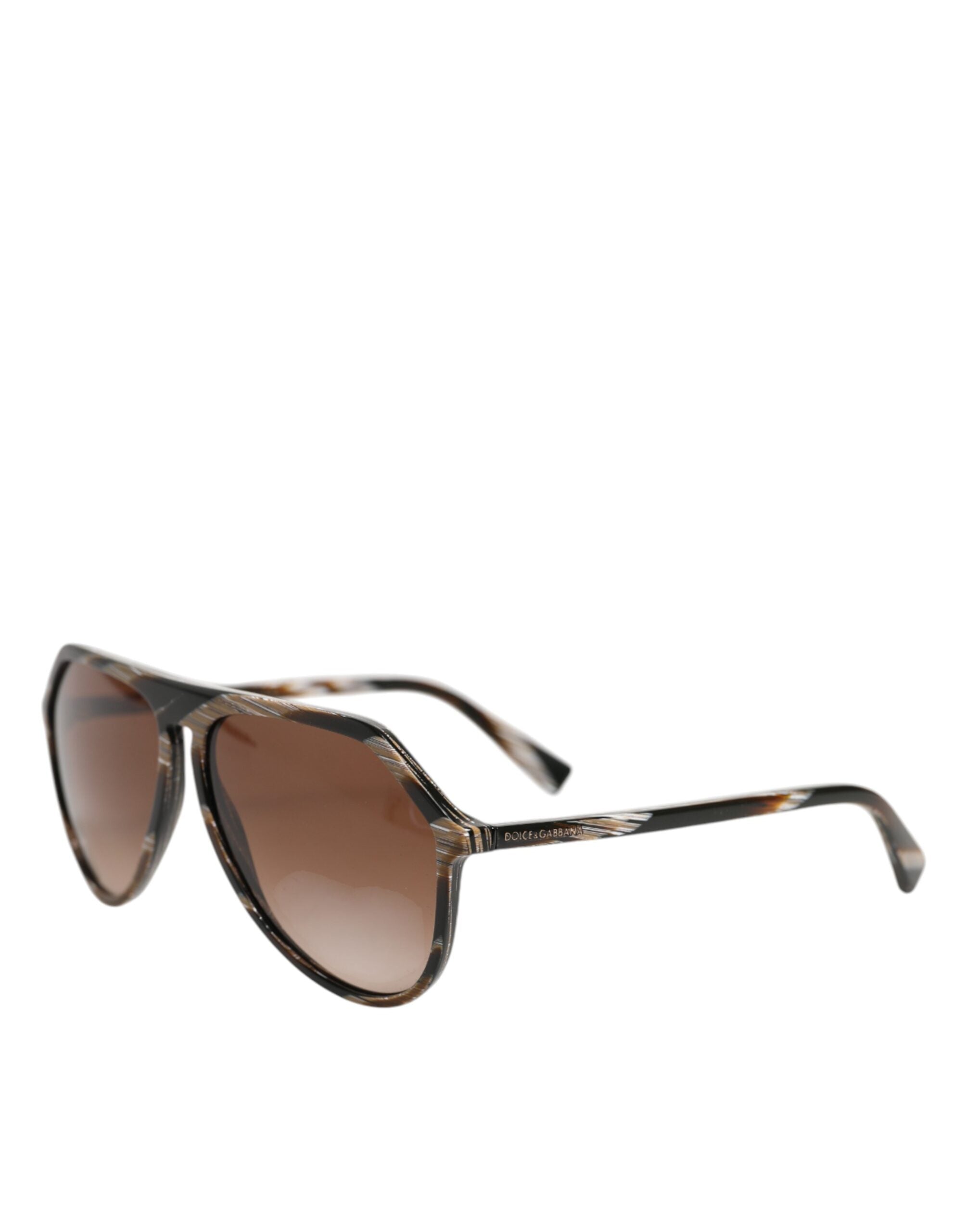 Brown Full Rim Acetate Pilot Eyewear Sunglasses
