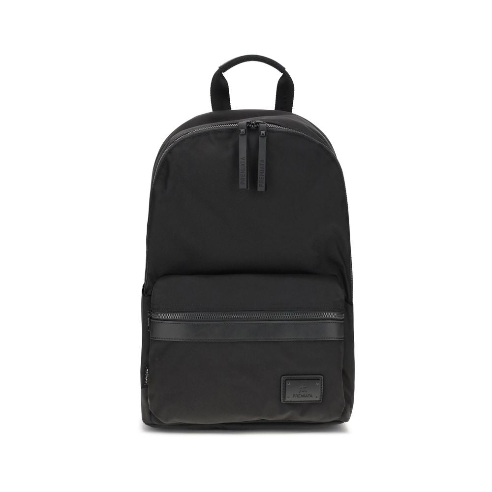 Black Nylon Backpack