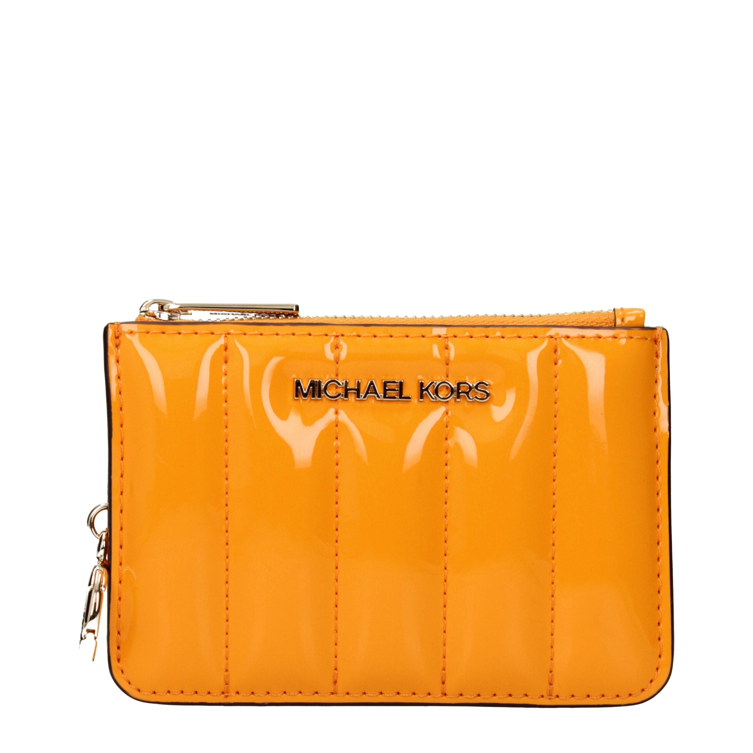 Orange Leather Wallet