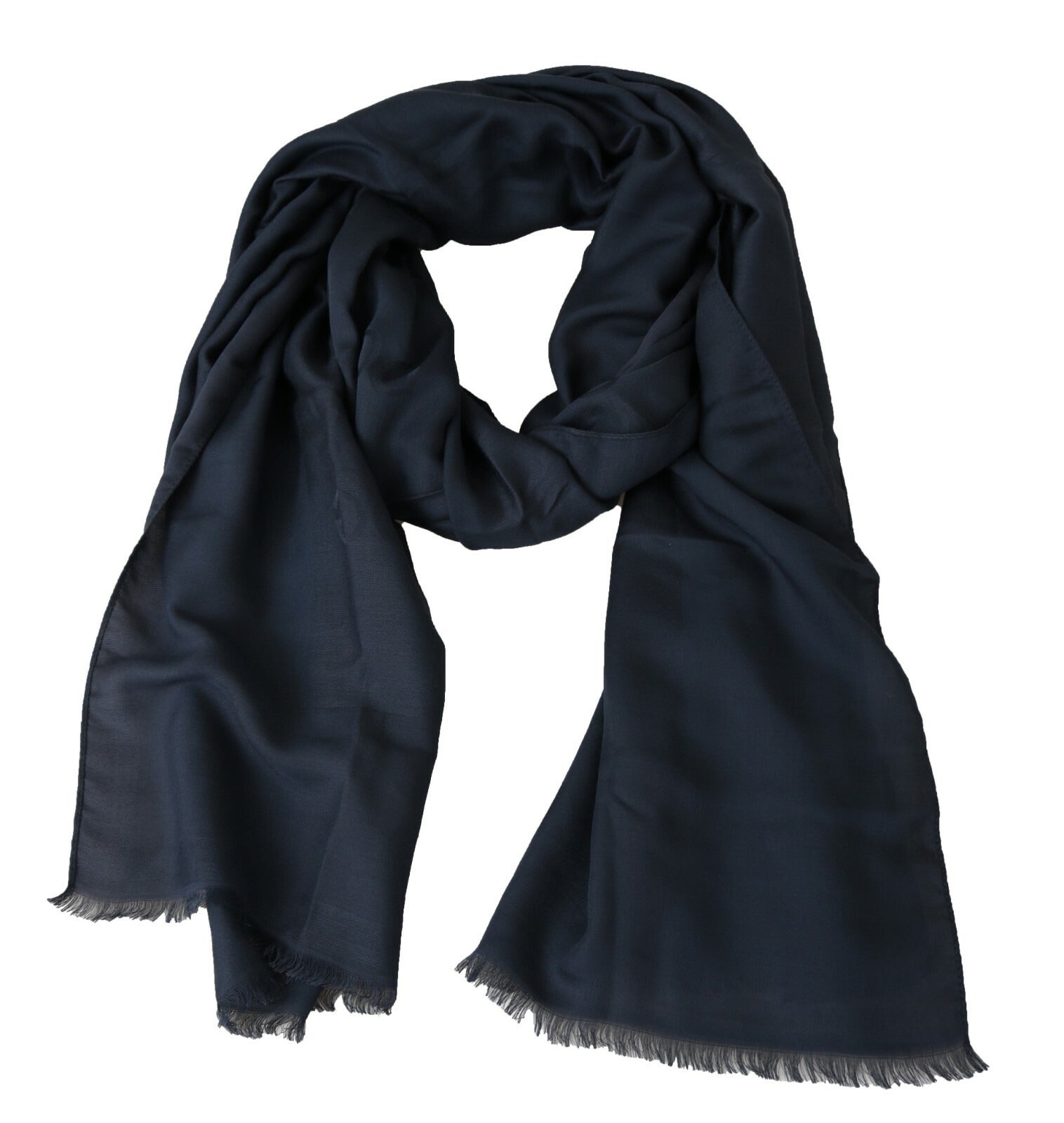 Modal Navy Blue Neck Wrap Men Shawl Scarf