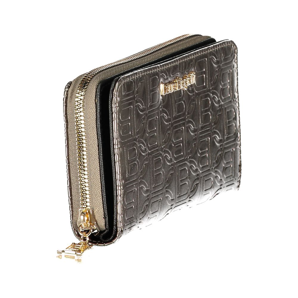 Gray Polyethylene Women Wallet