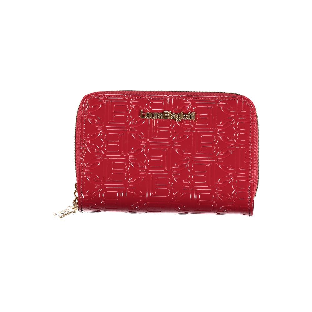 Red Polyethylene Women Wallet